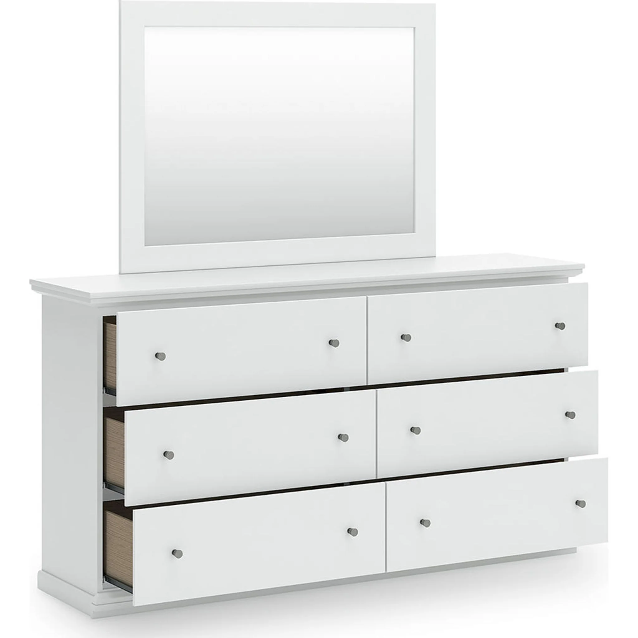 Bostwick Shoals 6 Piece Panel Bedroom - White - Image 25