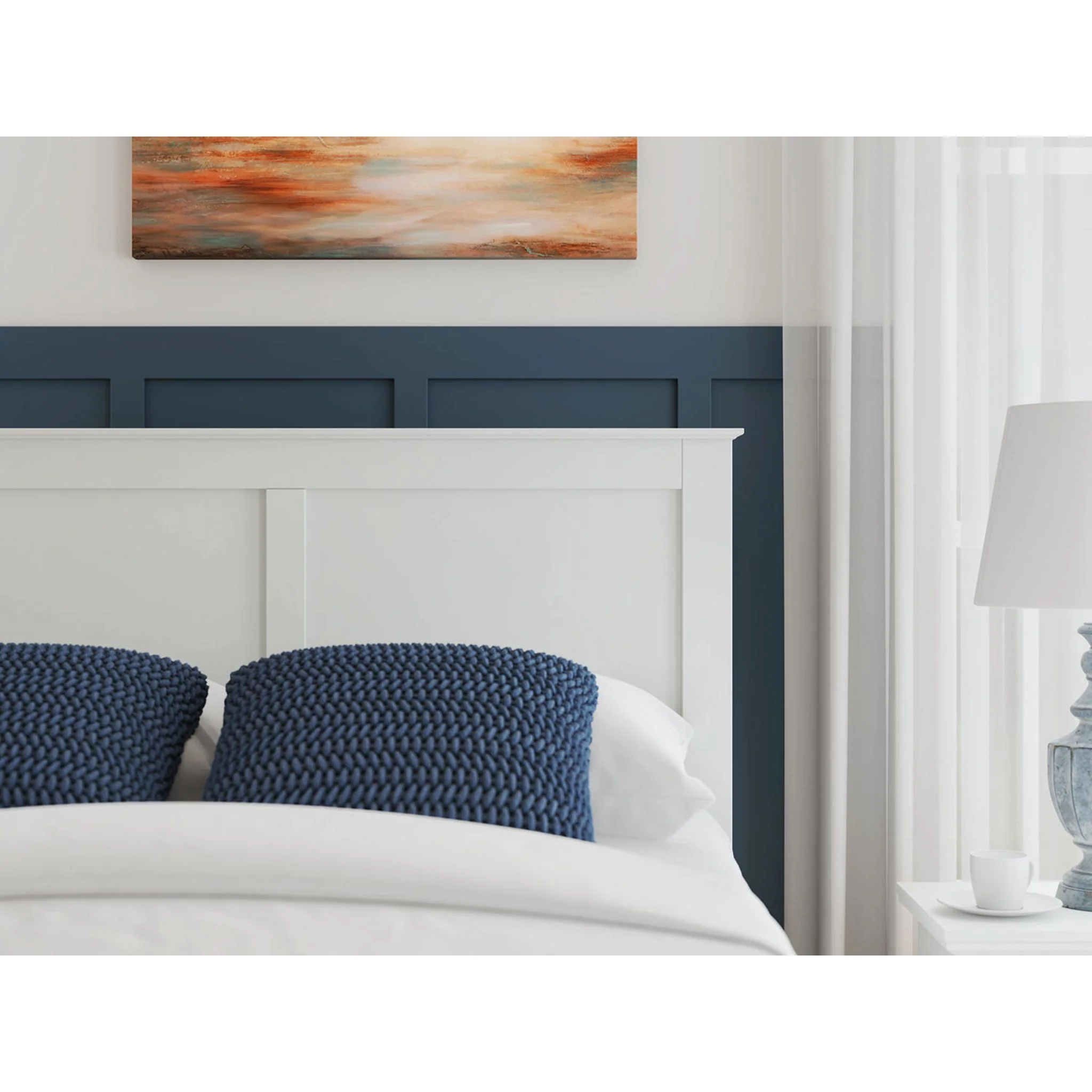 Bostwick Shoals 6 Piece Panel Bedroom - White - Image 37