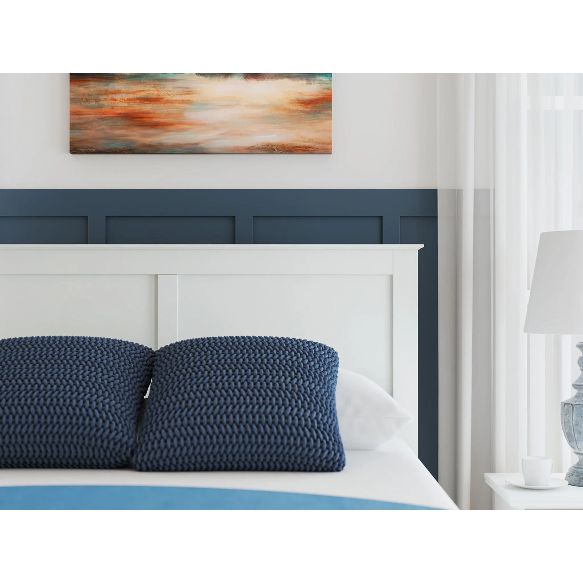 Bostwick Shoals 6 Piece Panel Bedroom - White - Image 15