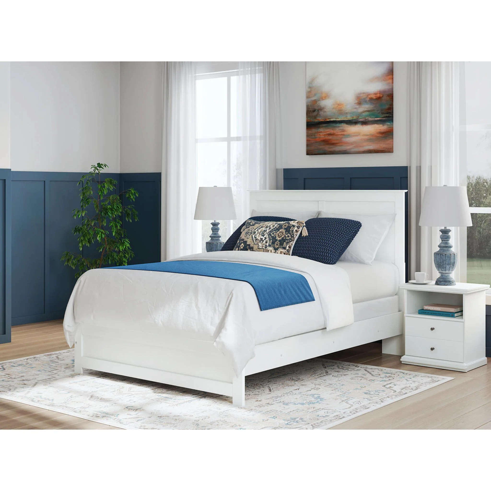 Bostwick Shoals 6 Piece Panel Bedroom - White - Image 19