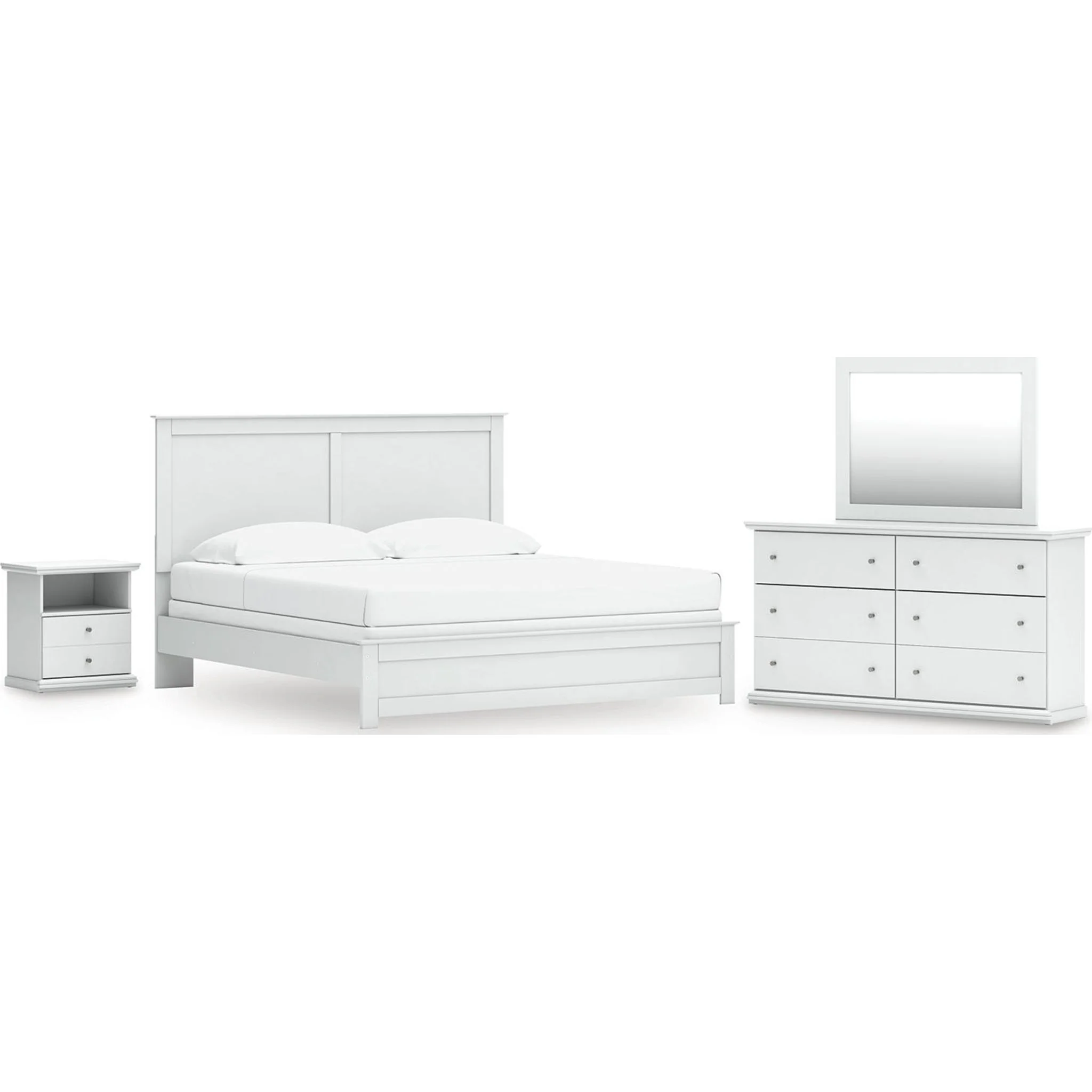 Bostwick Shoals 6 Piece Panel Bedroom - White - Image 22