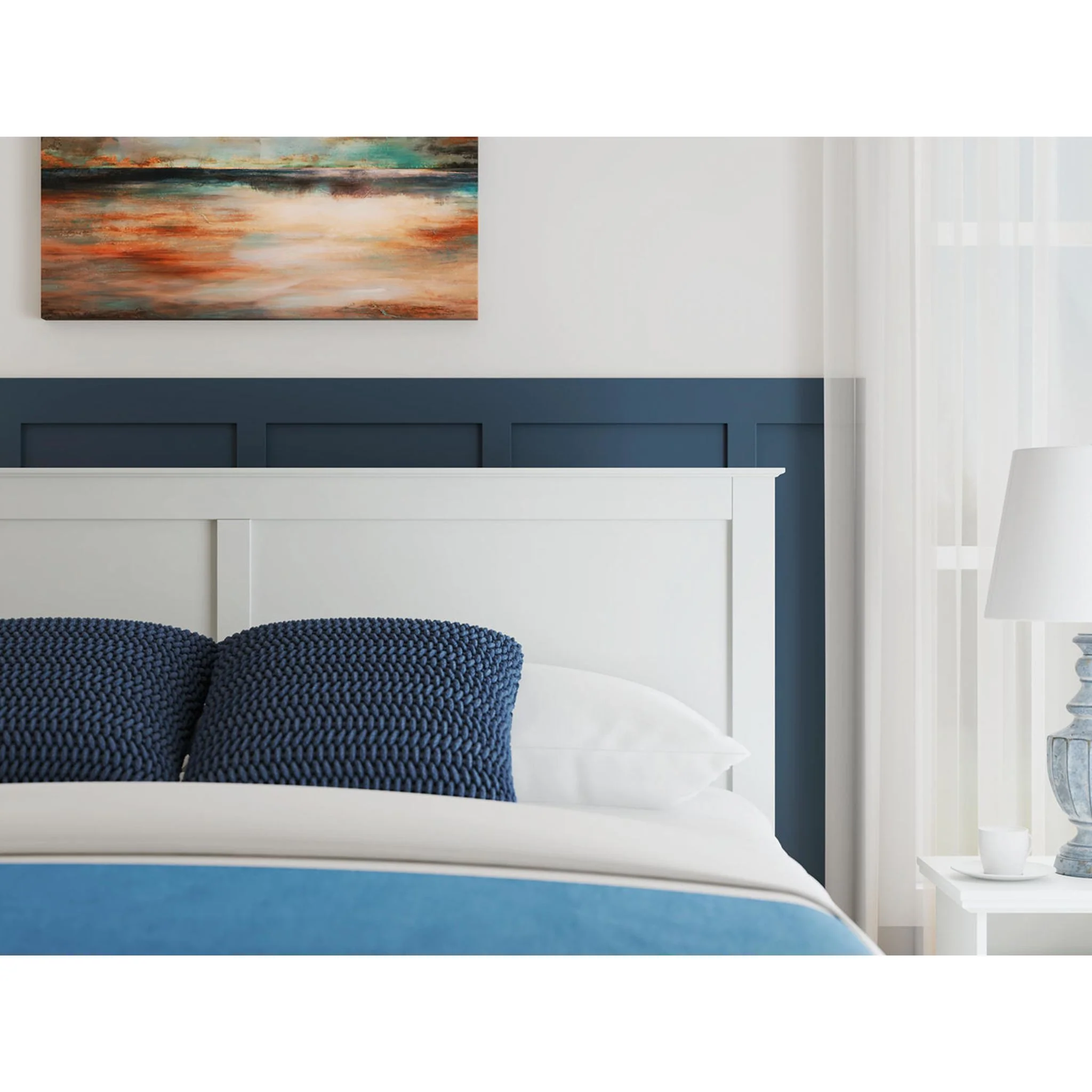 Bostwick Shoals 6 Piece Panel Bedroom - White - Image 36
