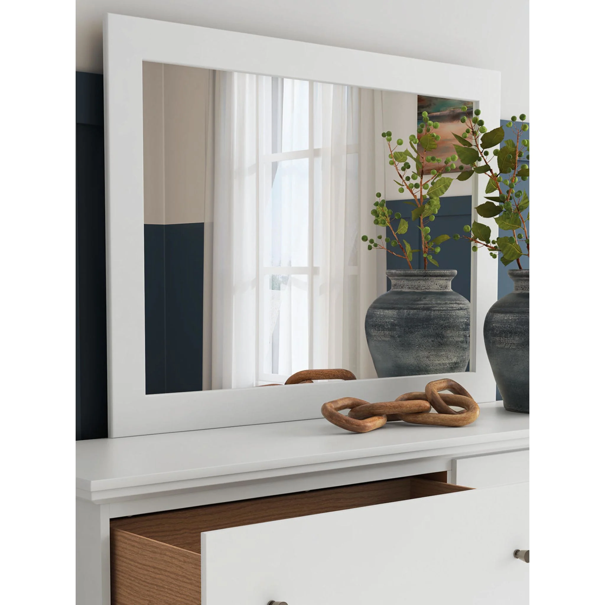 Bostwick Shoals Mirror - White - Image 3