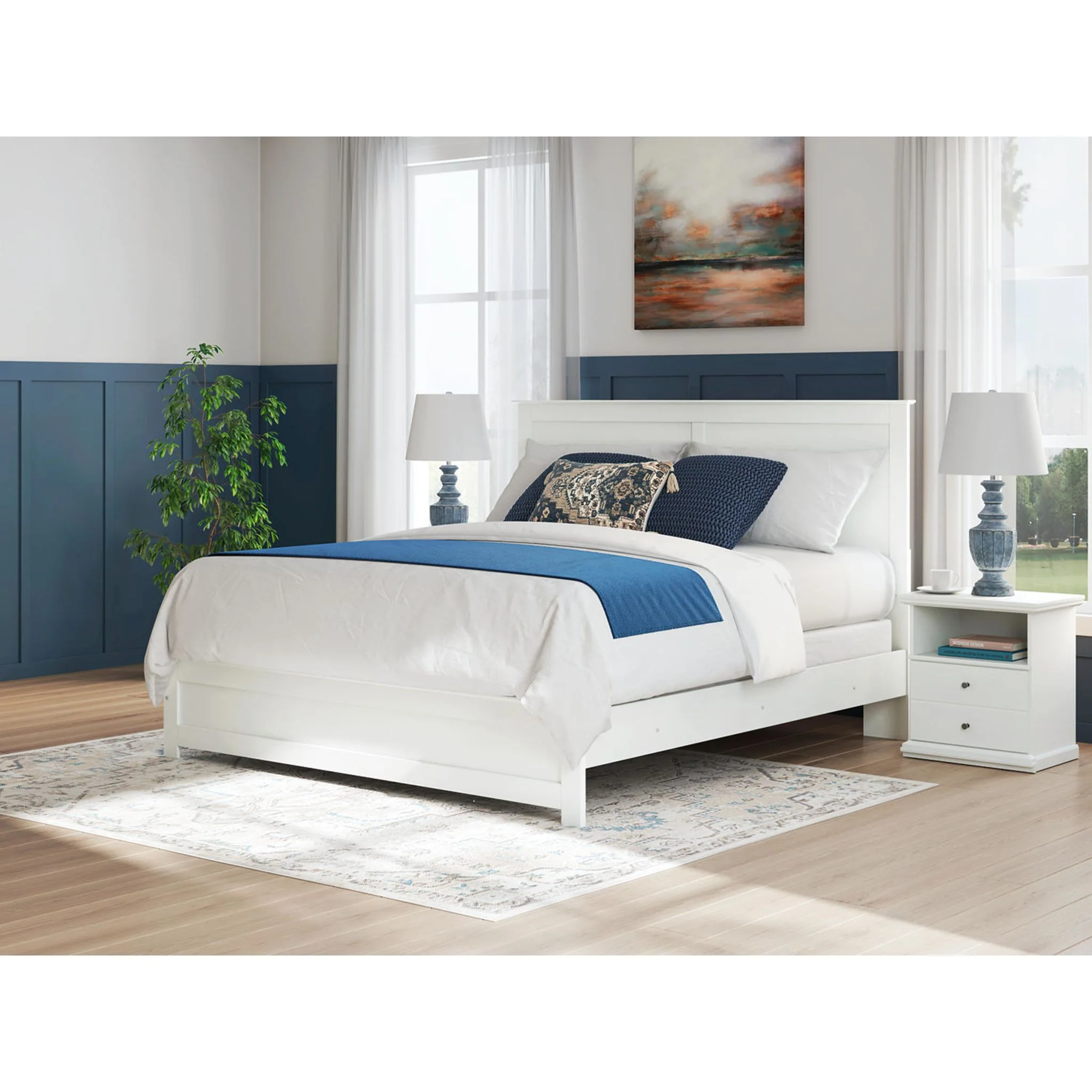 Bostwick Shoals Panel Bed - White - Image 12