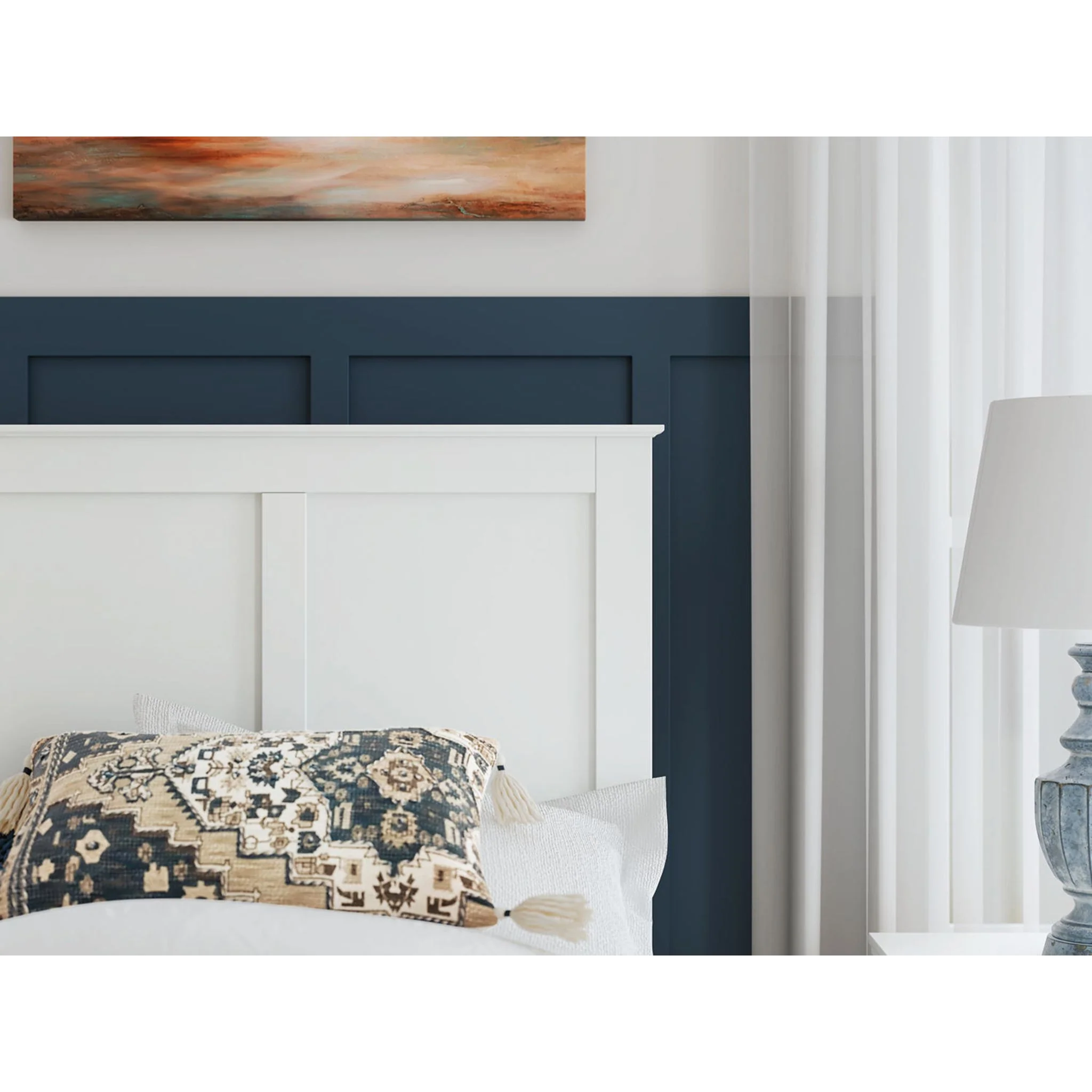 Bostwick Shoals Panel Bed - White - Image 6