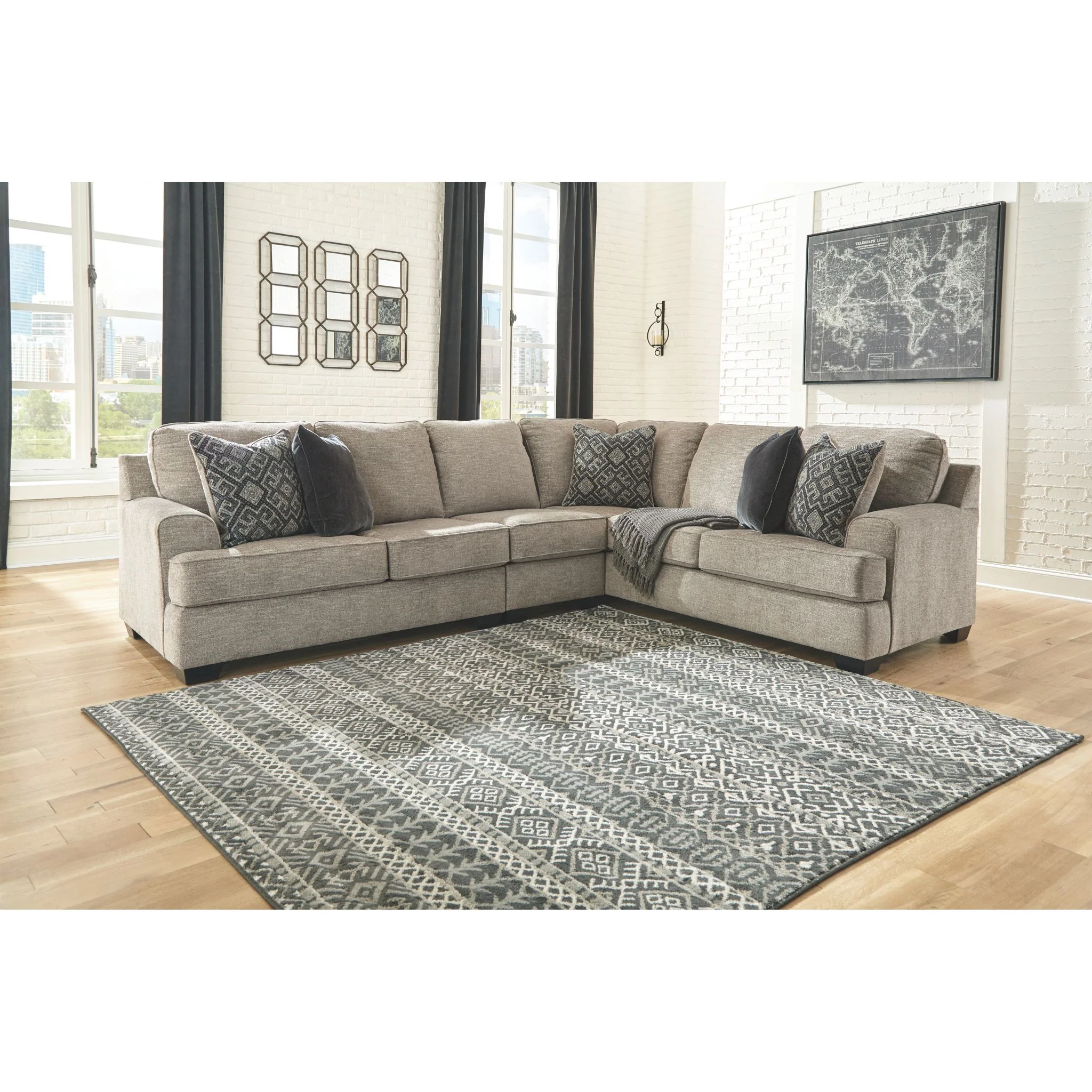 Bovarian 3 Piece Sectional - Image 4