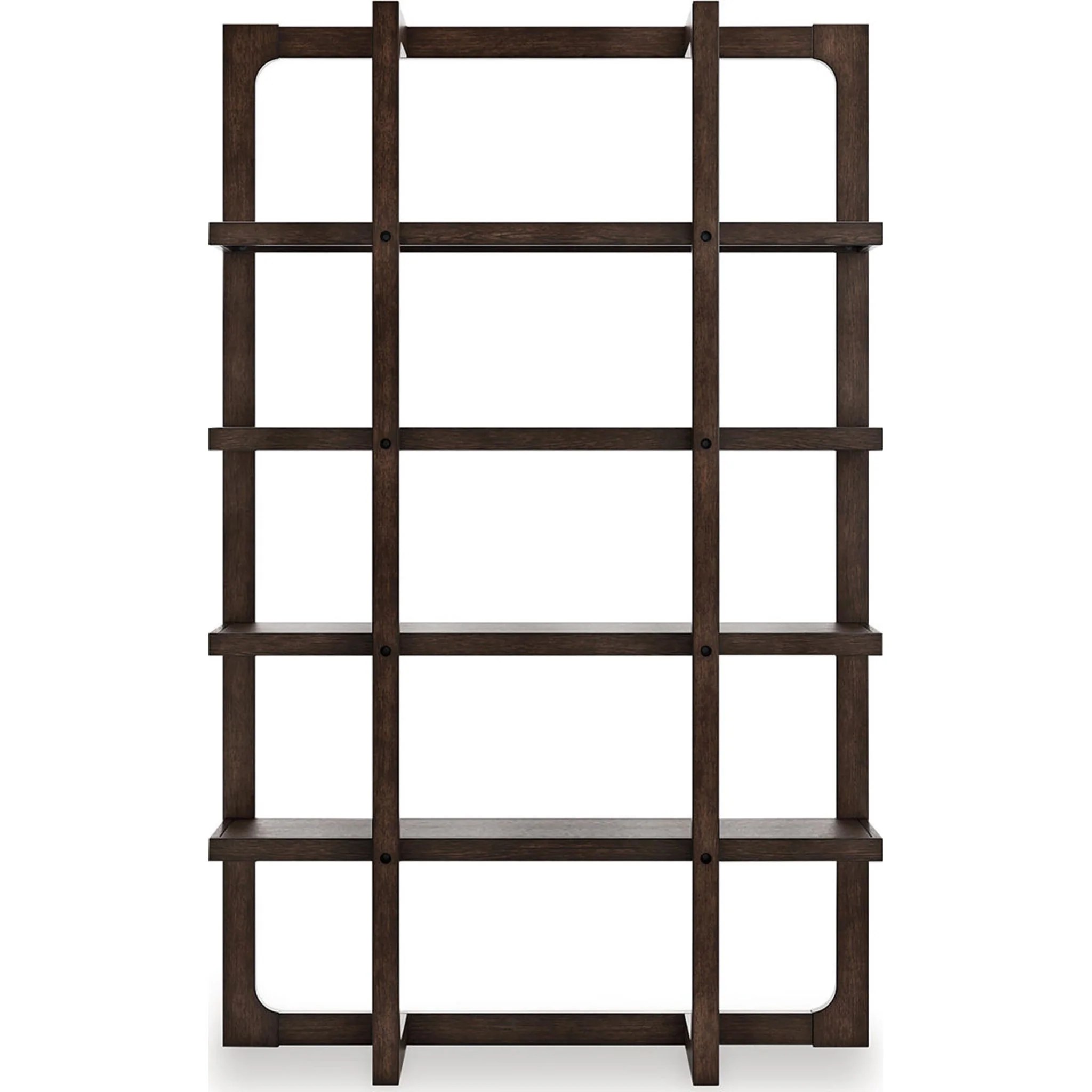 Breckington Bookcase - Dark Brown - Image 3