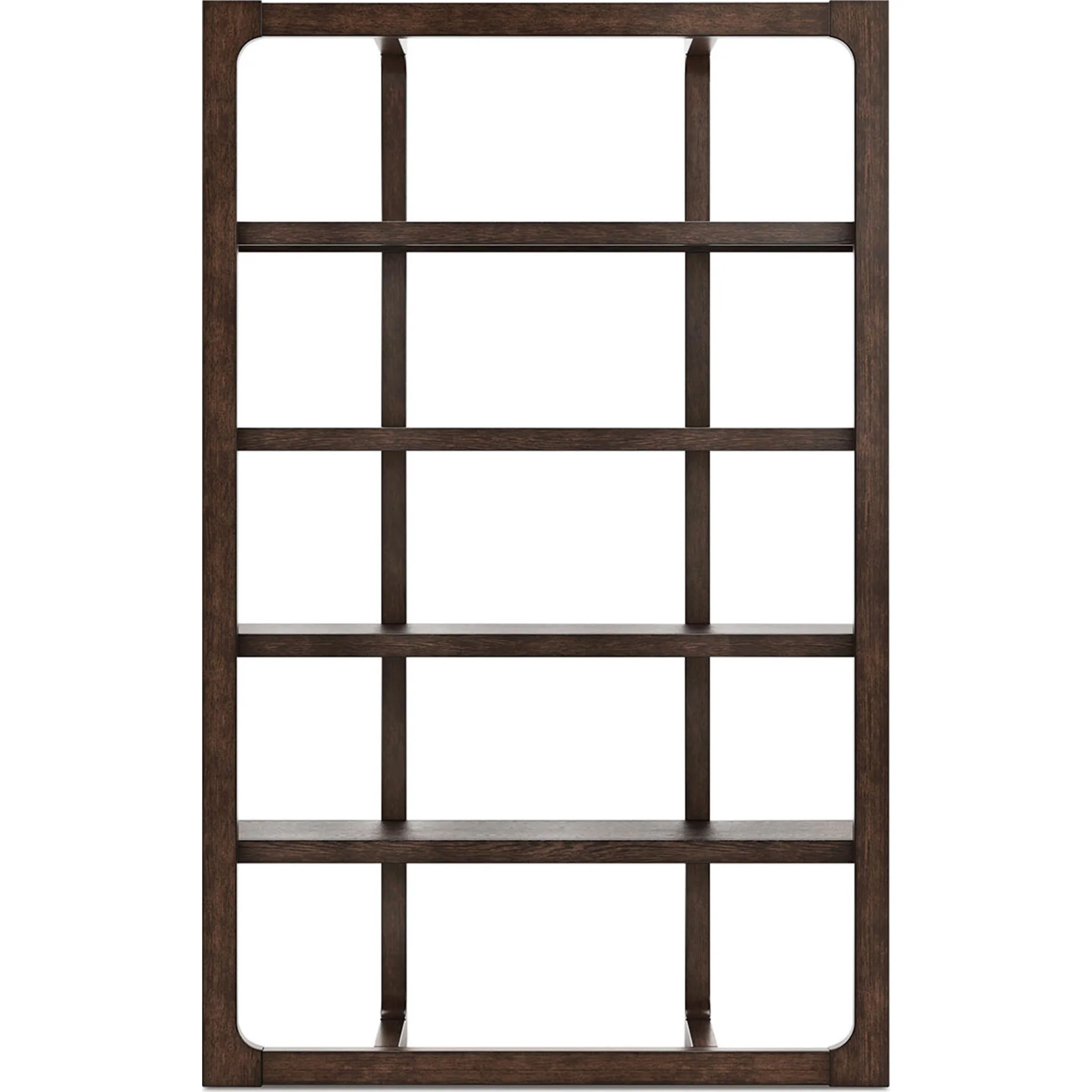 Breckington Bookcase - Dark Brown - Image 4