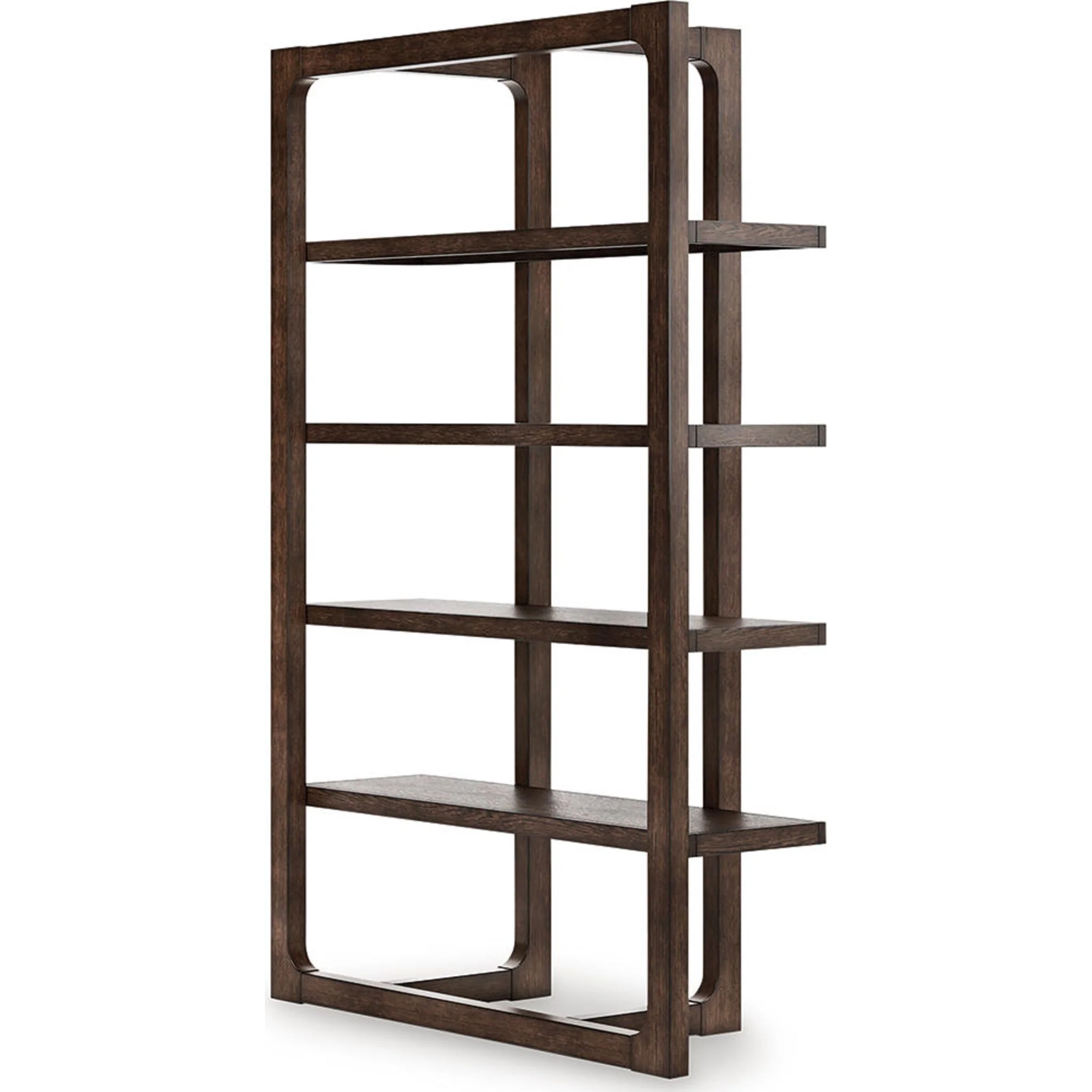 Breckington Bookcase - Dark Brown - Image 7