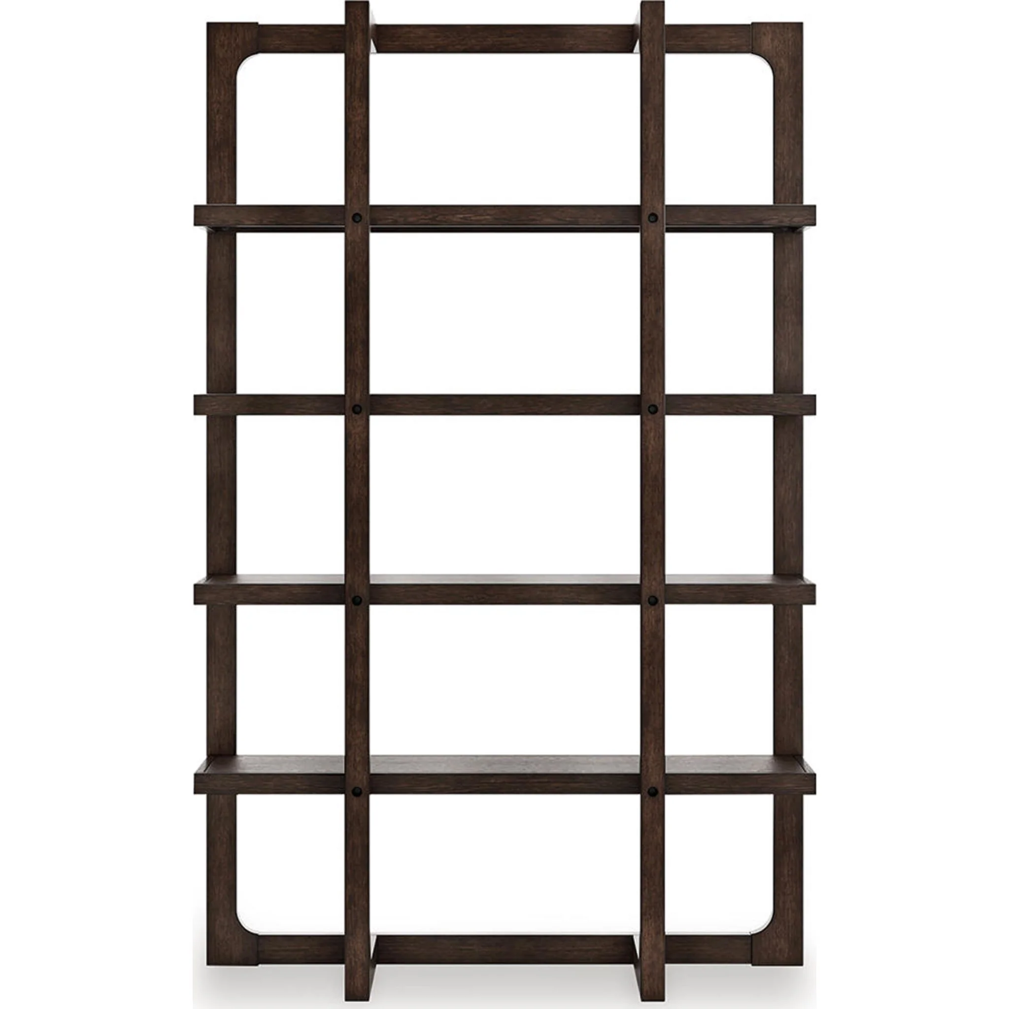 Breckington Bookcase - Dark Brown - Image 8