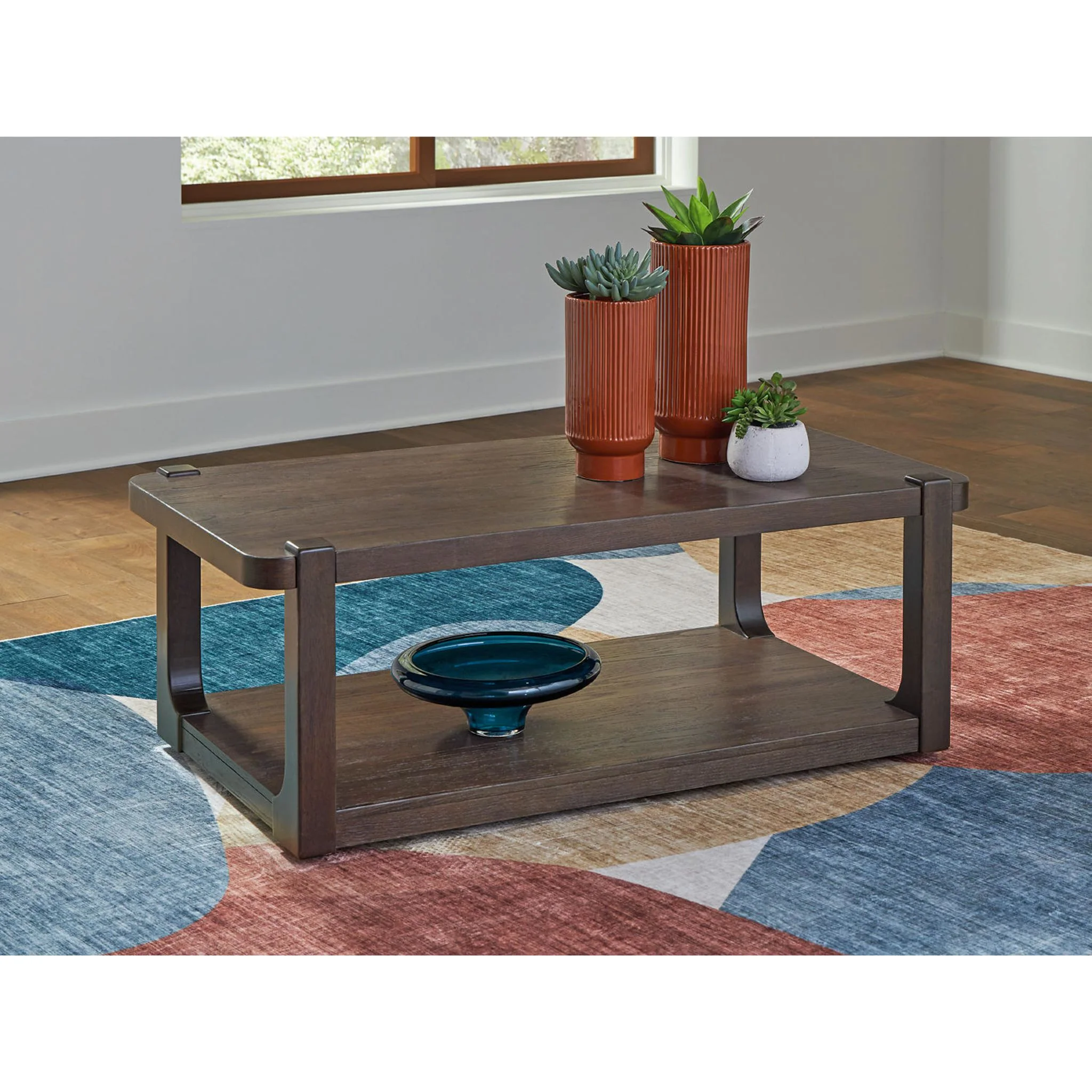Breckington Coffee Table - Dark Brown - Image 2