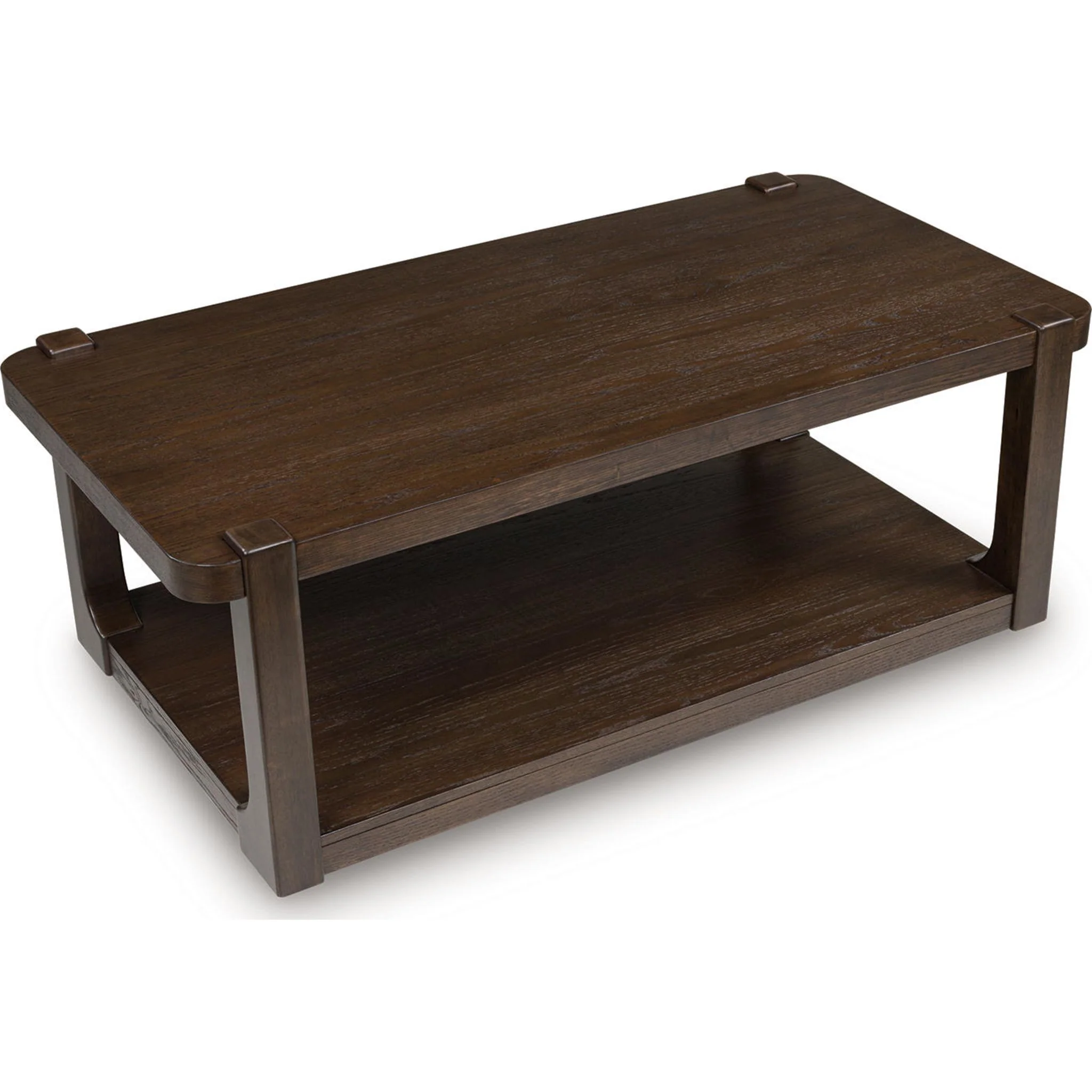 Breckington Coffee Table - Dark Brown - Image 4