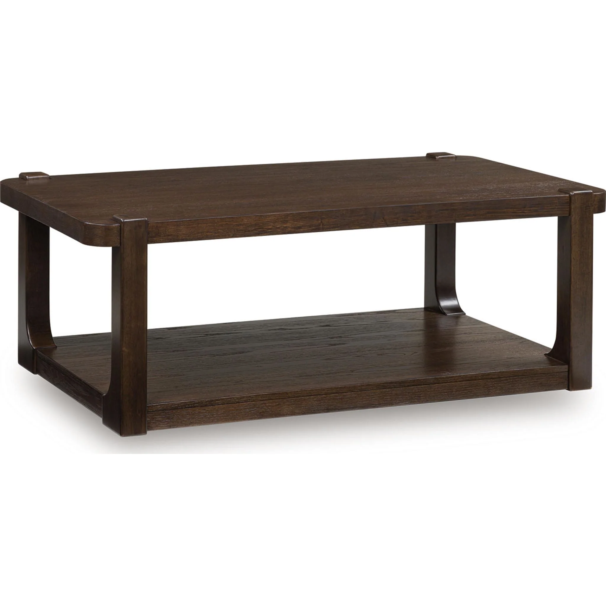 Breckington Coffee Table - Dark Brown - Image 5