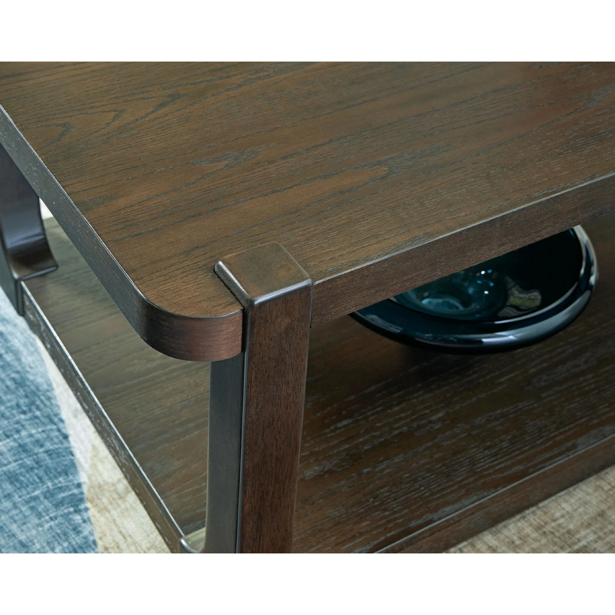 Breckington Coffee Table - Dark Brown - Image 7