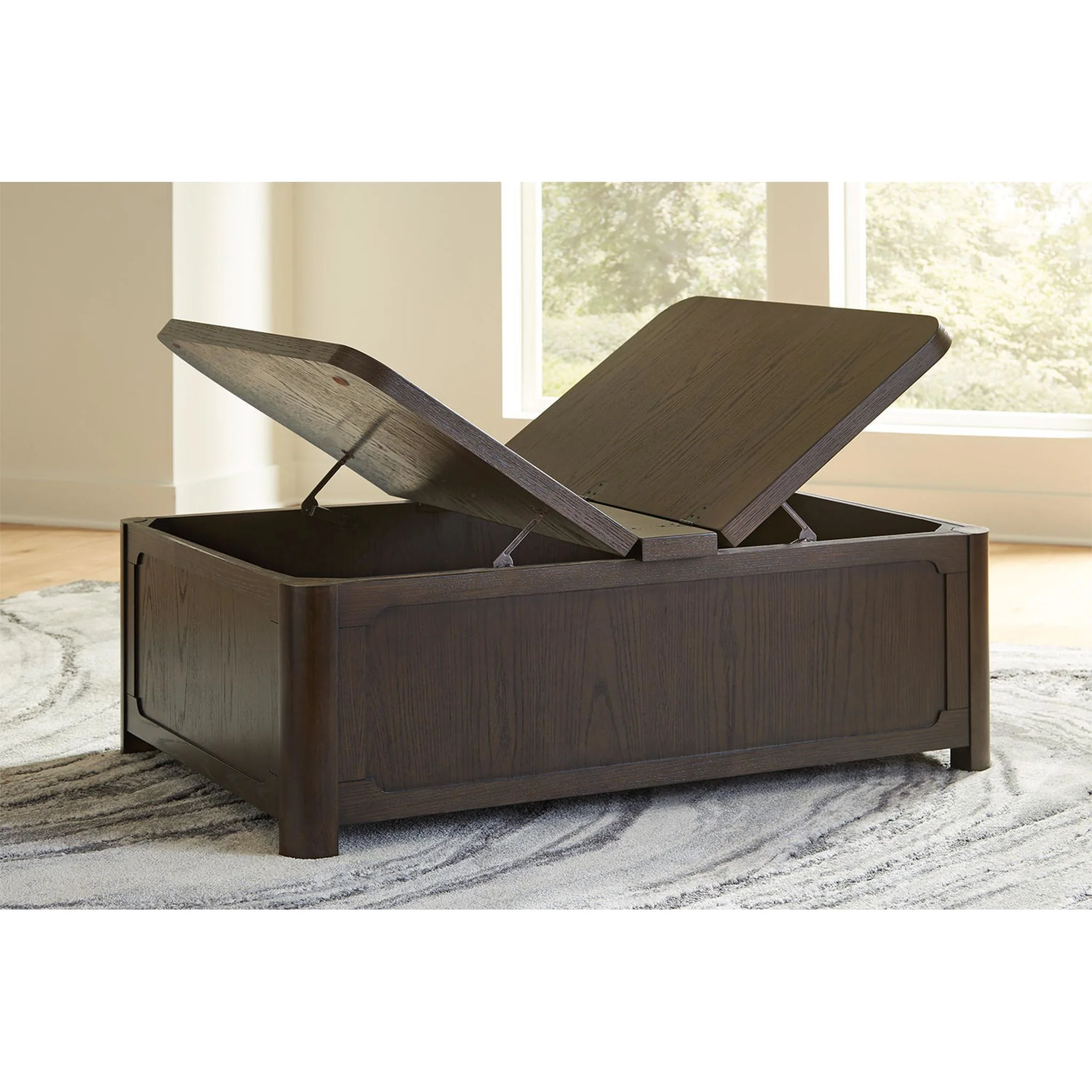 Breckington Coffee Table - Dark Brown - Image 4