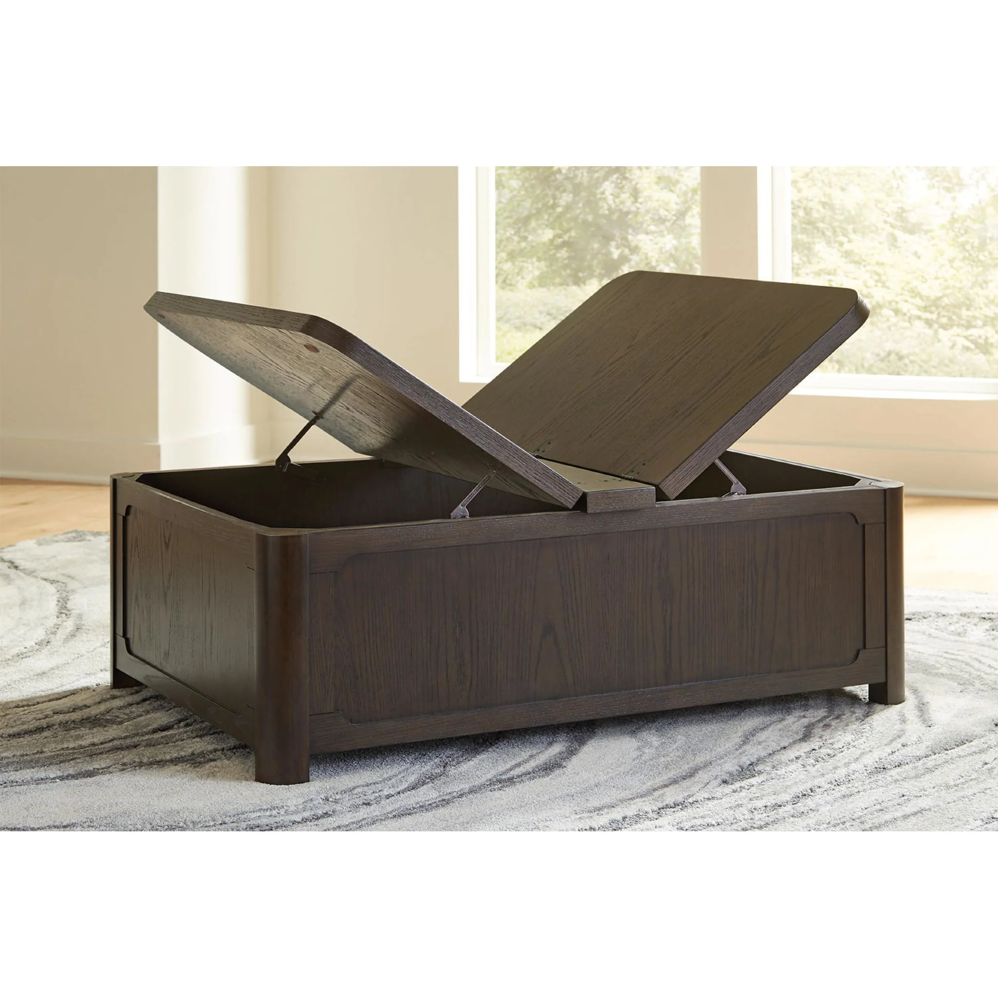 Breckington Coffee Table - Dark Brown - Image 5