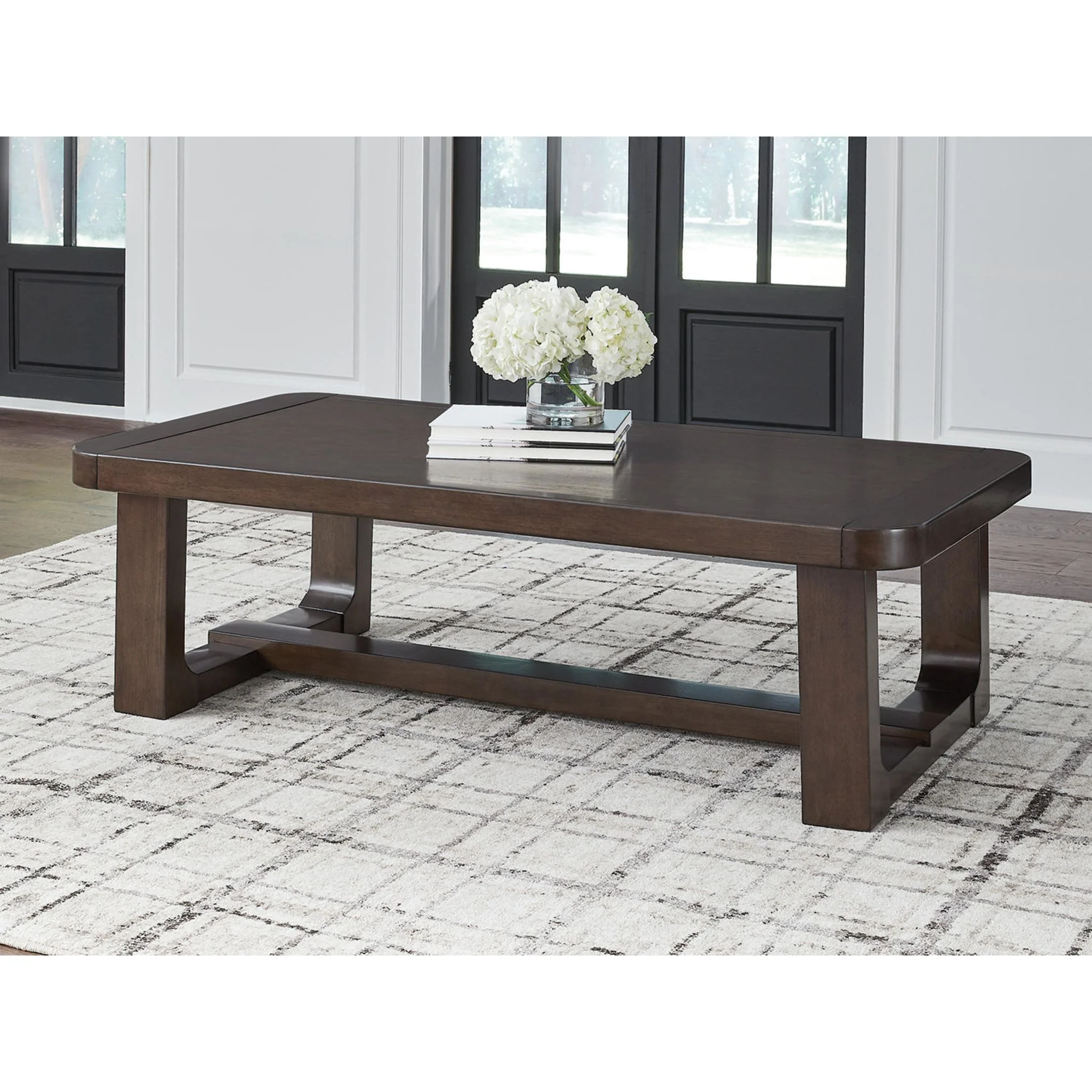 Breckington Coffee Table - Dark Brown - Image 2