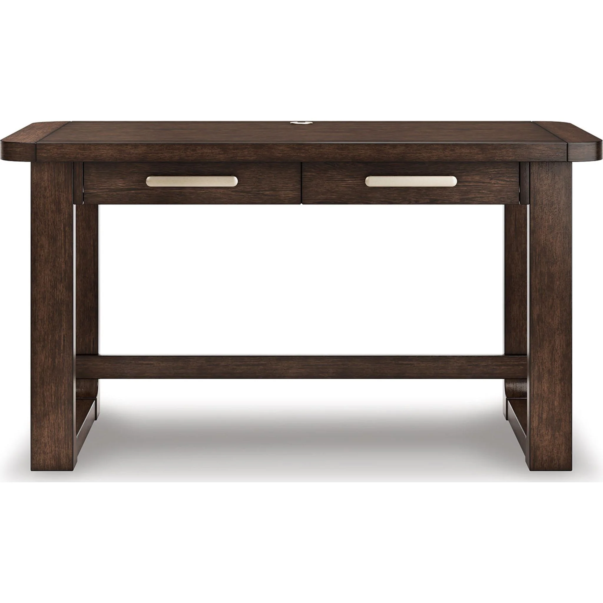 Breckington Desk - Dark Brown - Image 4