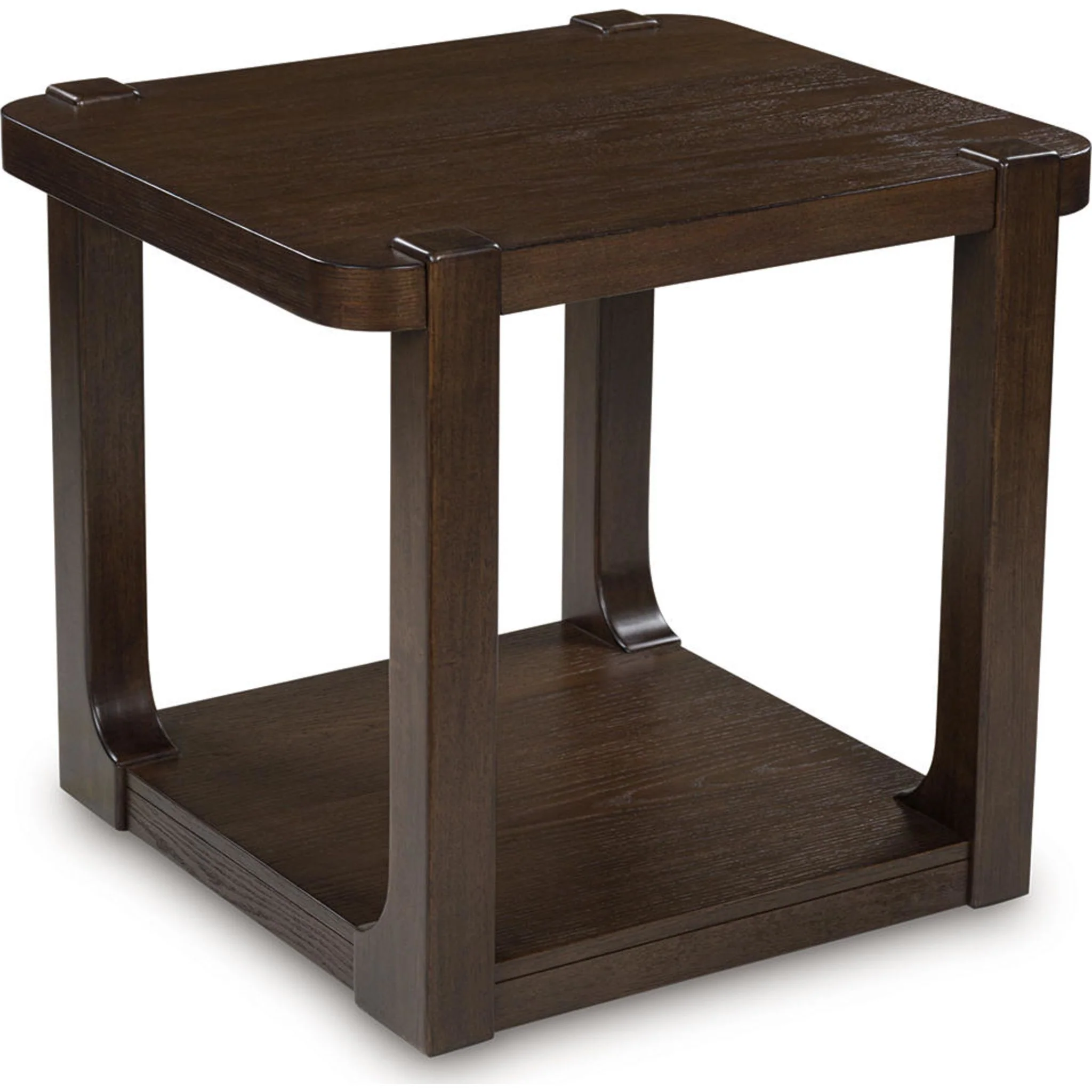 Breckington End Table - Dark Brown - Image 4