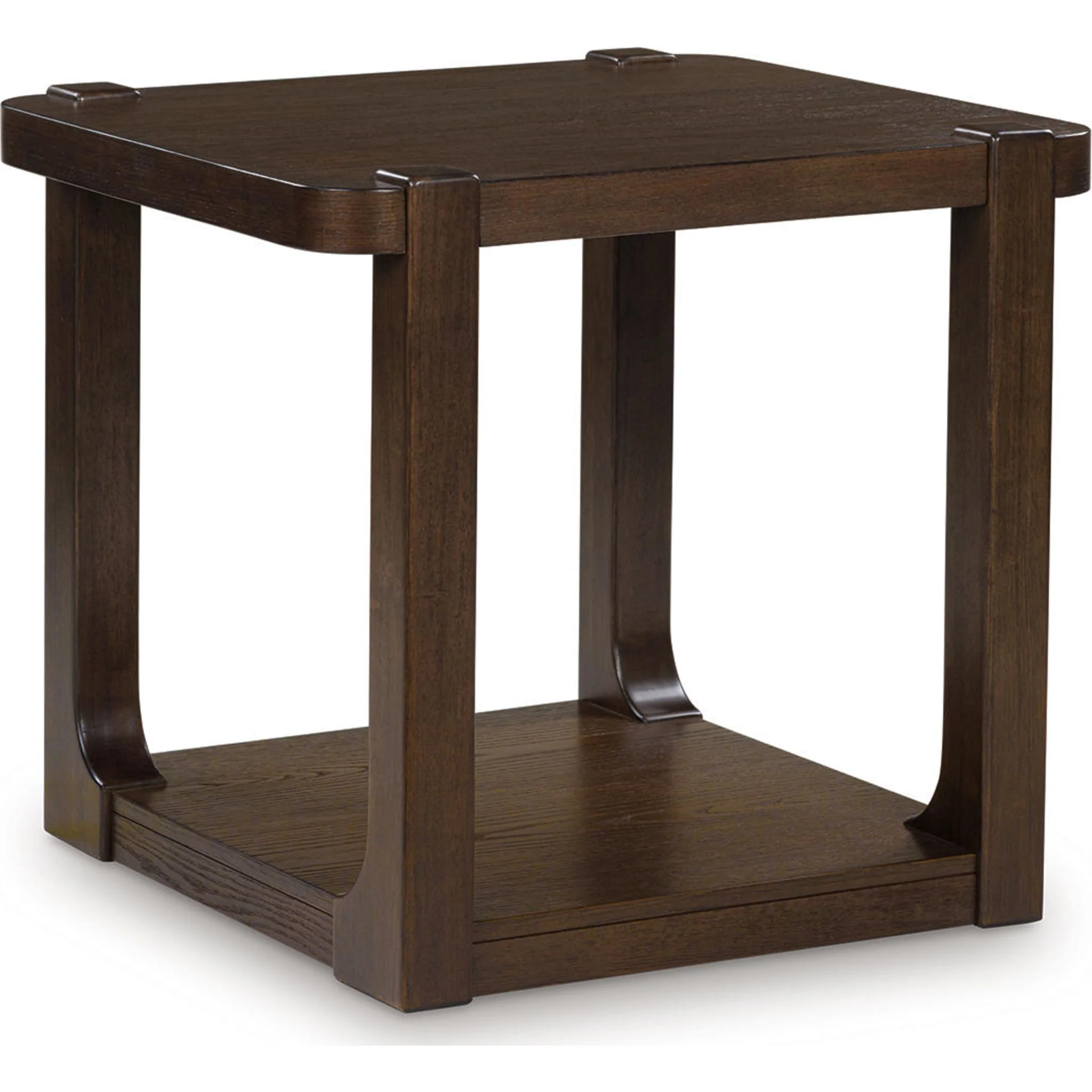 Breckington End Table - Dark Brown - Image 5