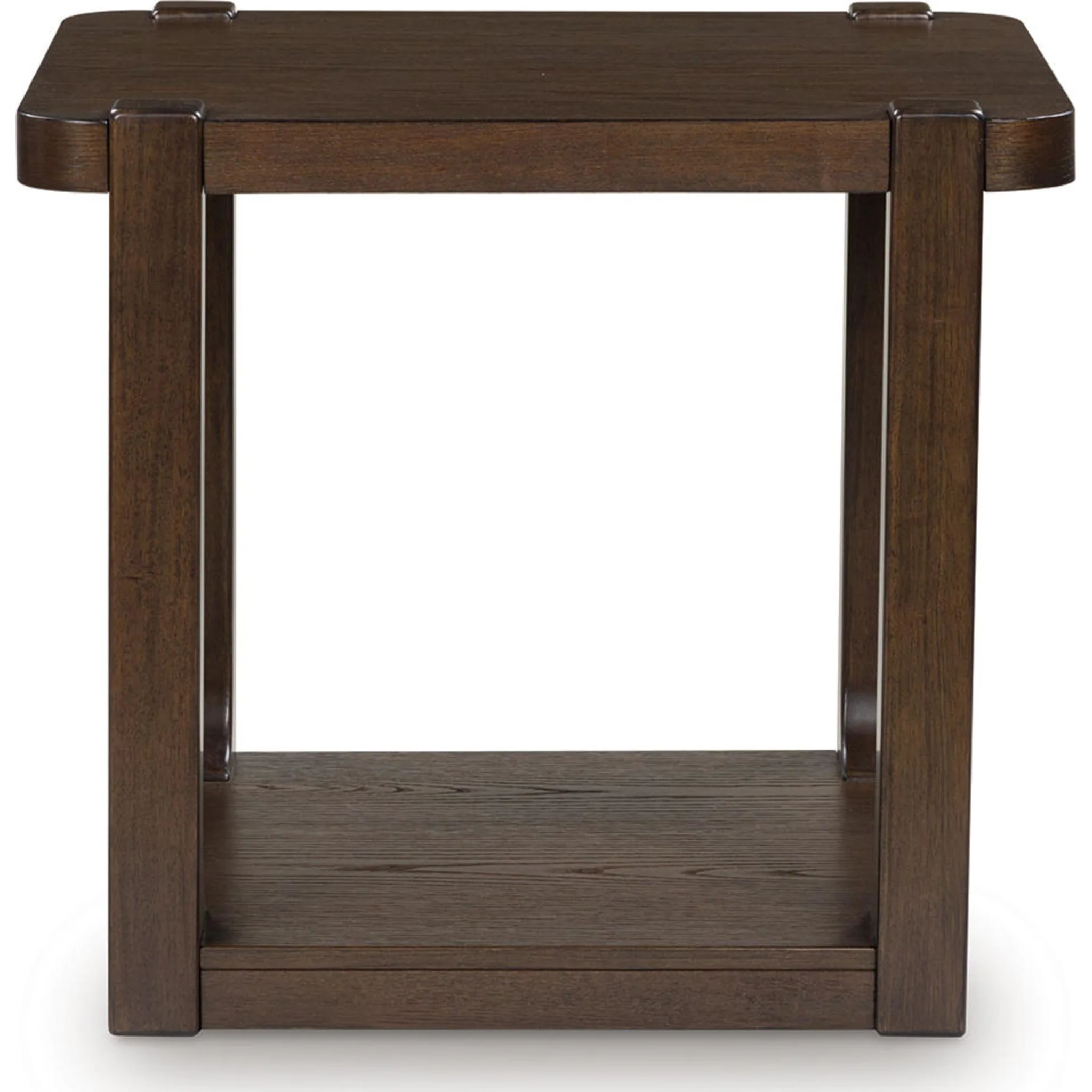 Breckington End Table - Dark Brown - Image 7