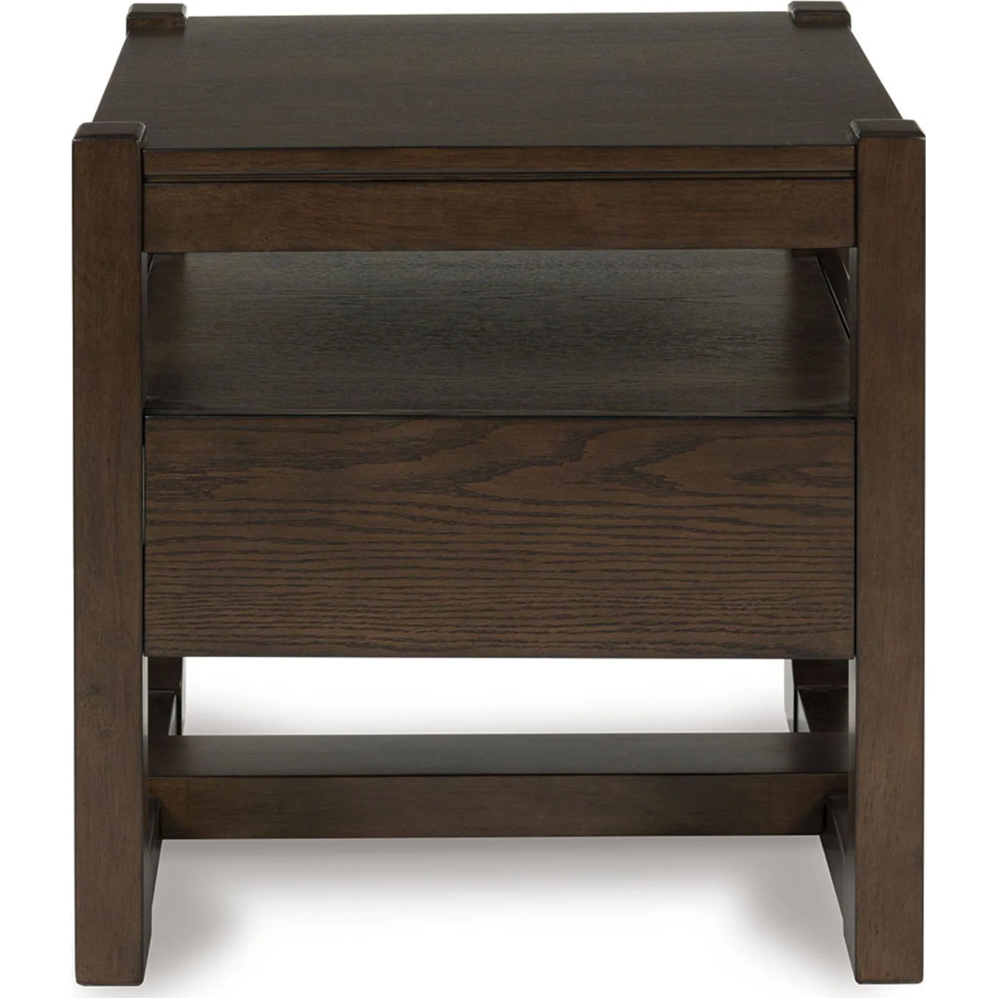 Breckington End Table - Dark Brown - Image 11