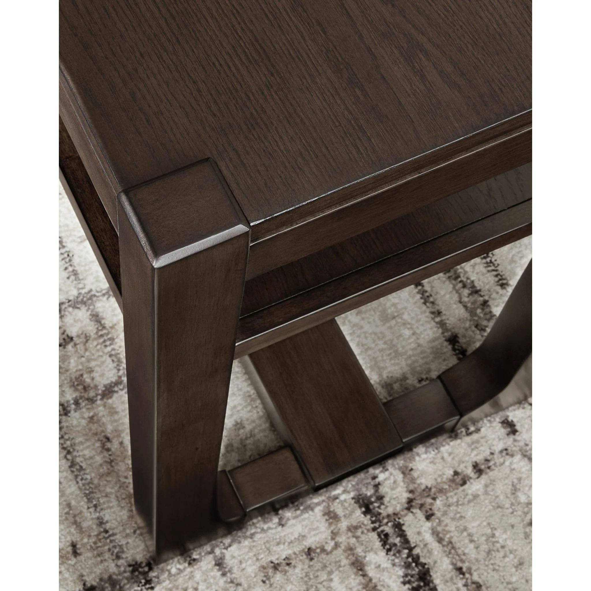 Breckington Sofa Table - Dark Brown - Image 4