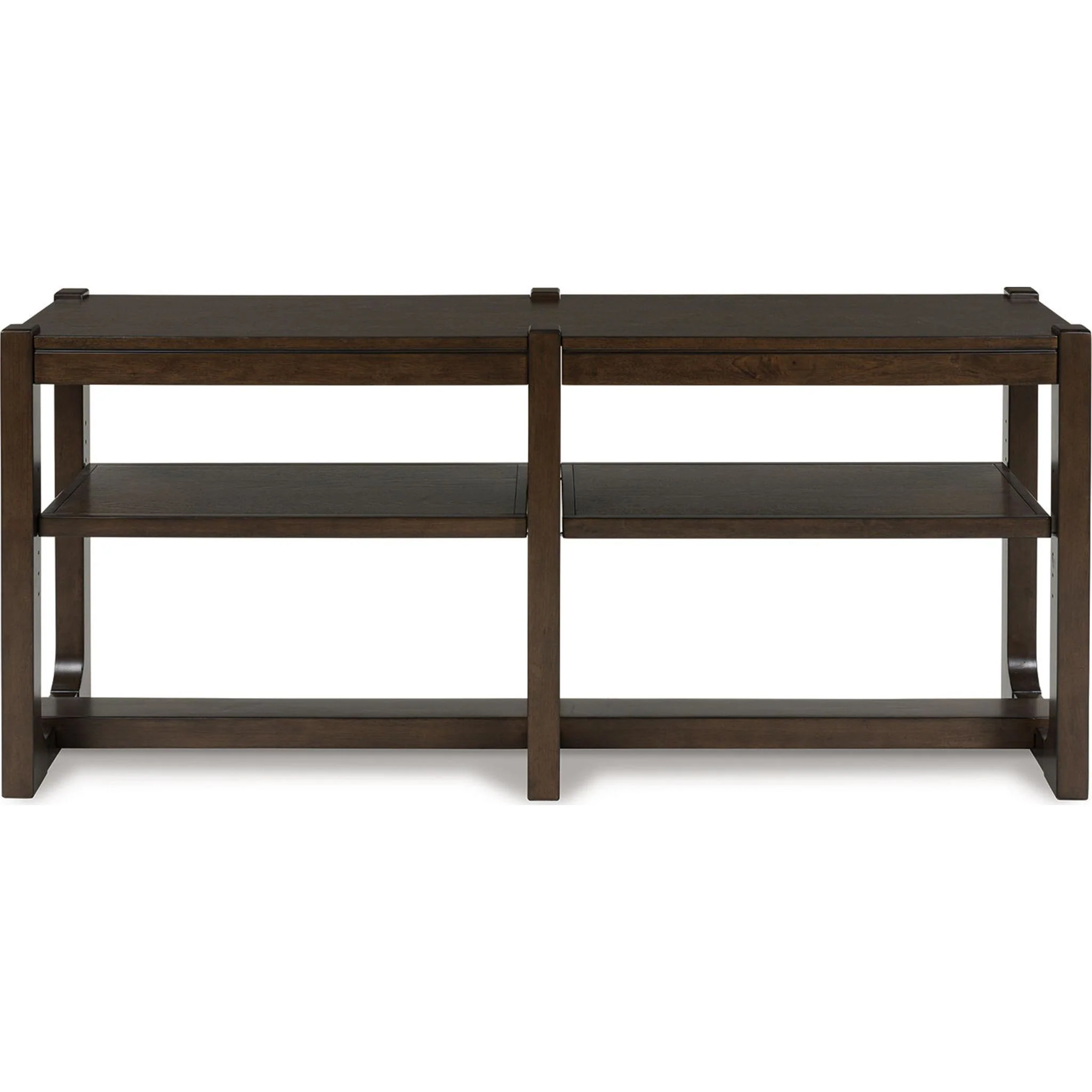 Breckington Sofa Table - Dark Brown - Image 5