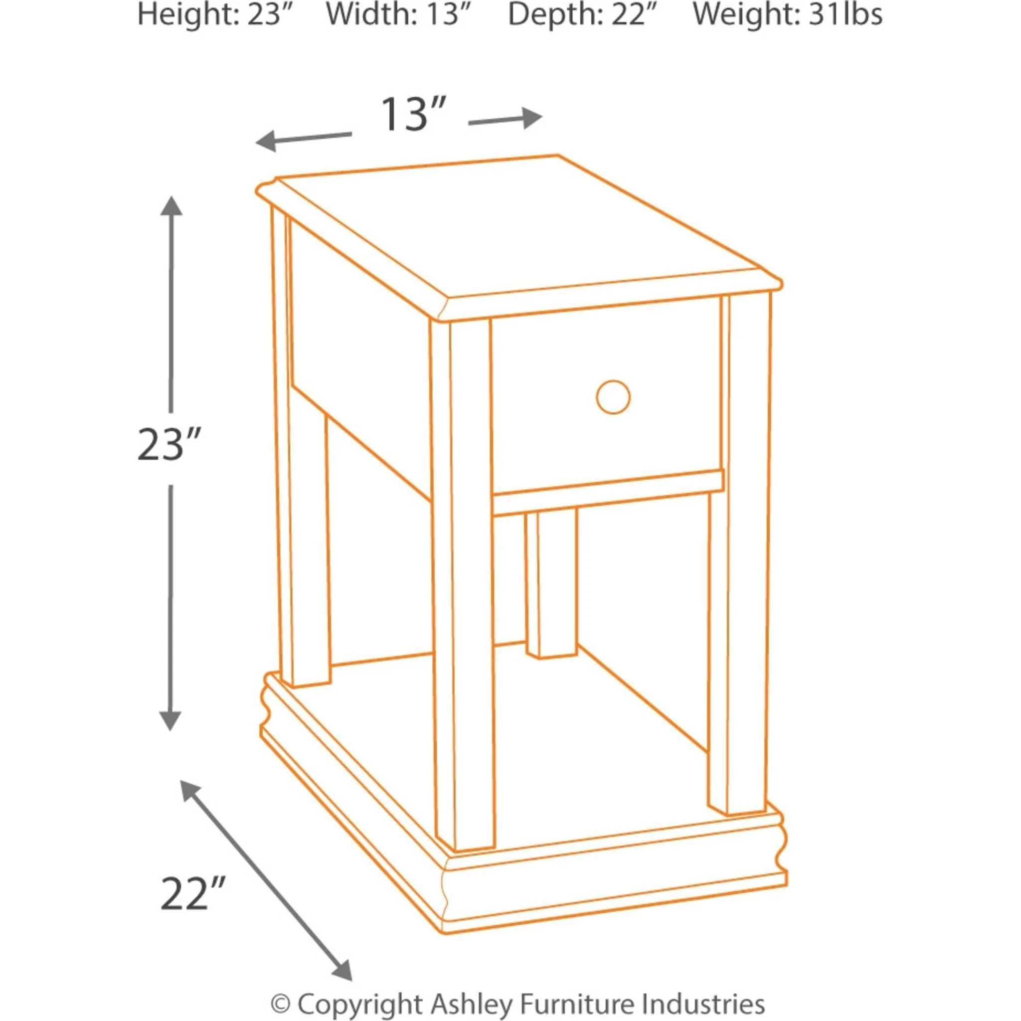 Breegin End Table - Brown - Image 13
