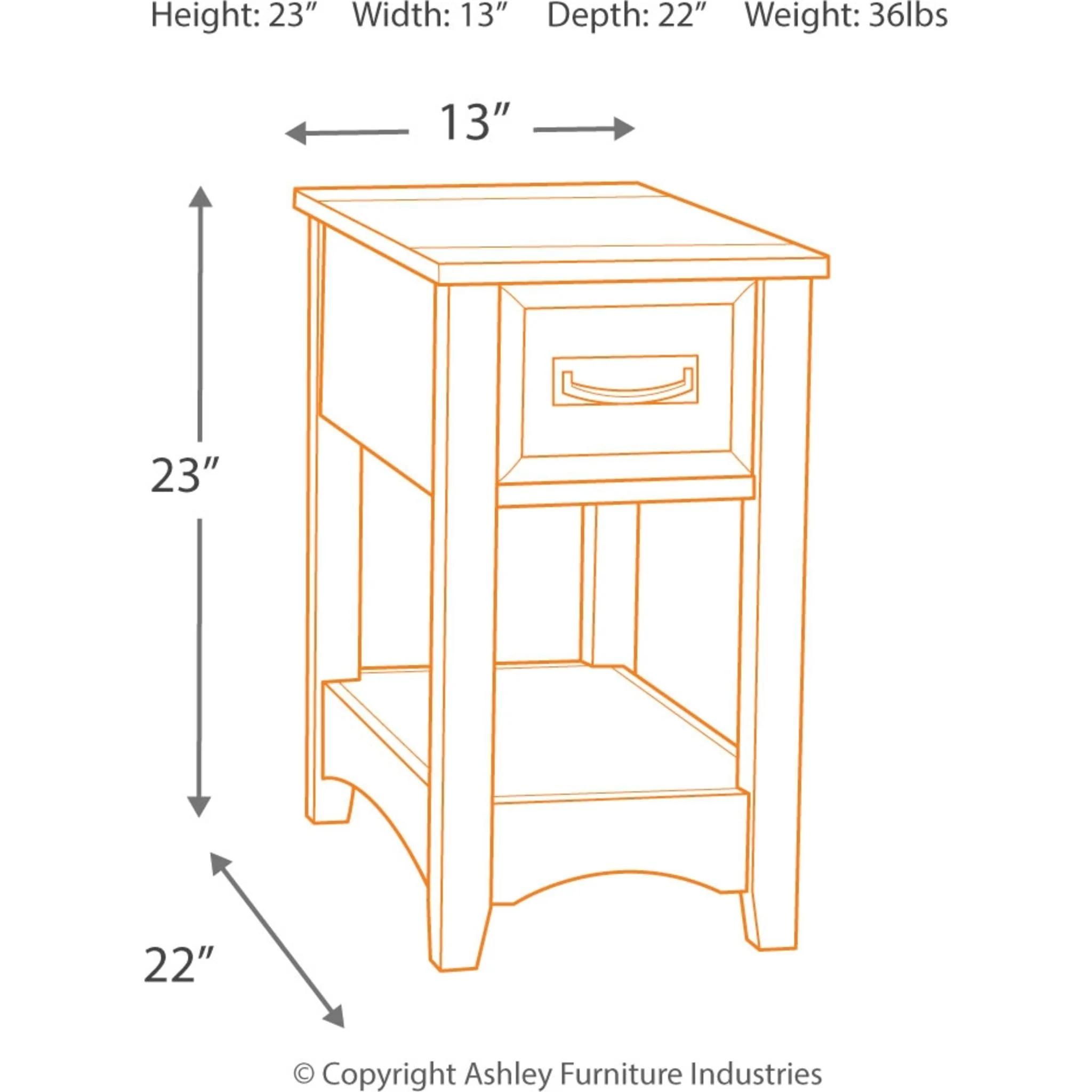 Breegin End Table - Brown - Image 11