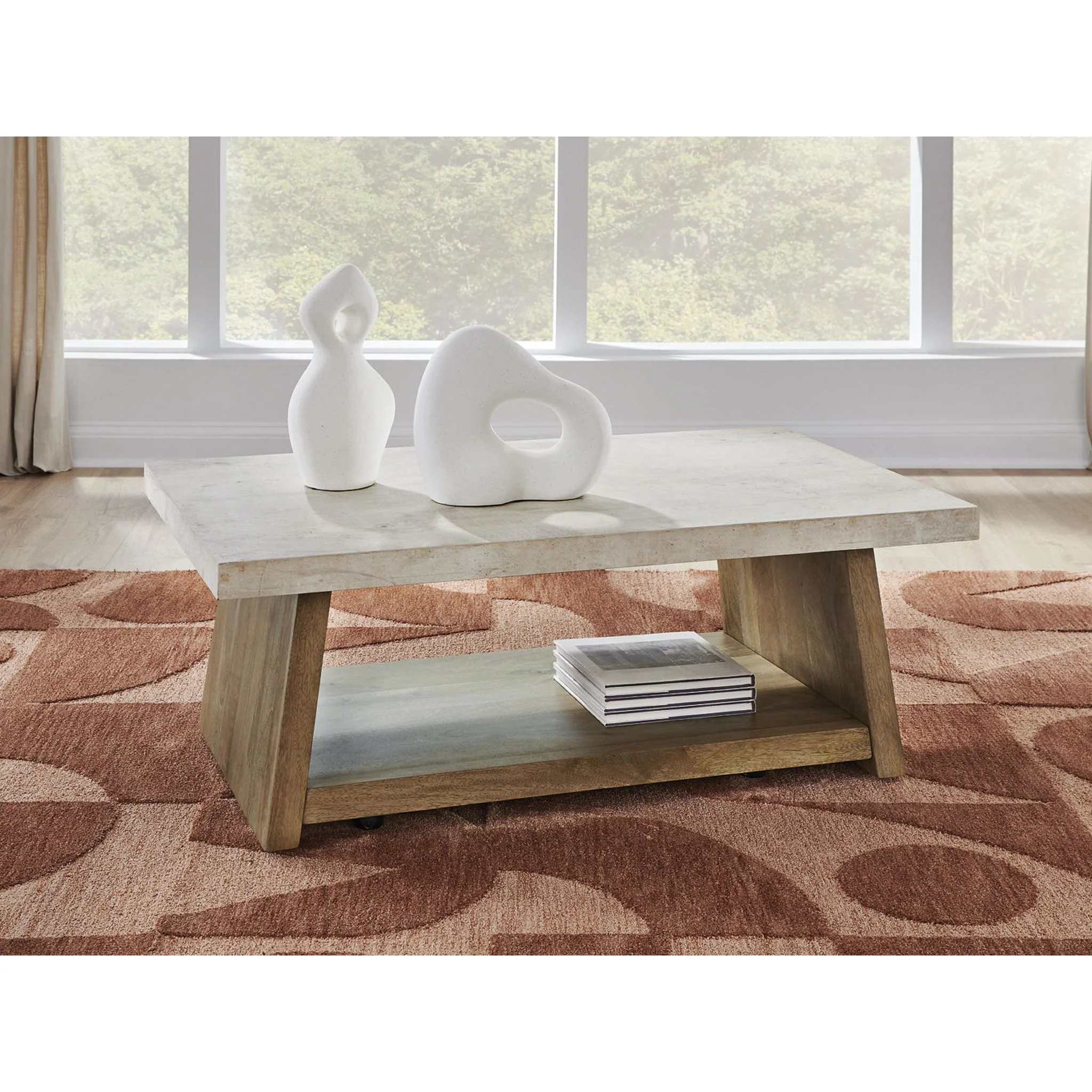 Brendalhouse Coffee Table - Light Brown - Image 3