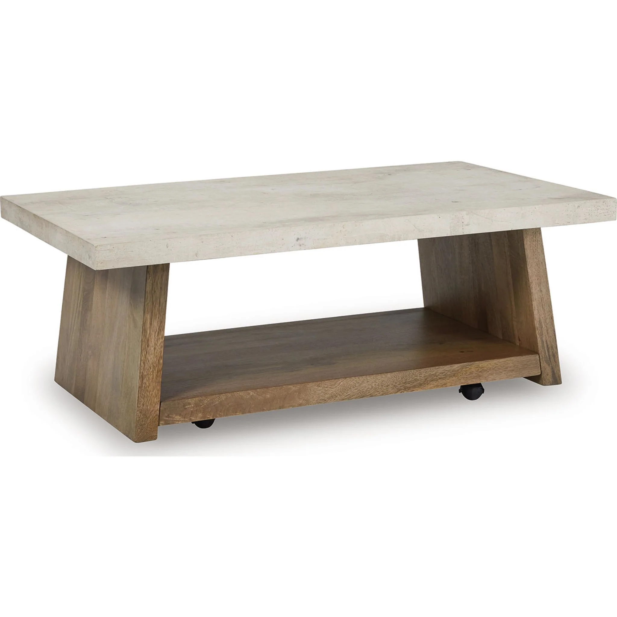 Brendalhouse Coffee Table - Light Brown - Image 4