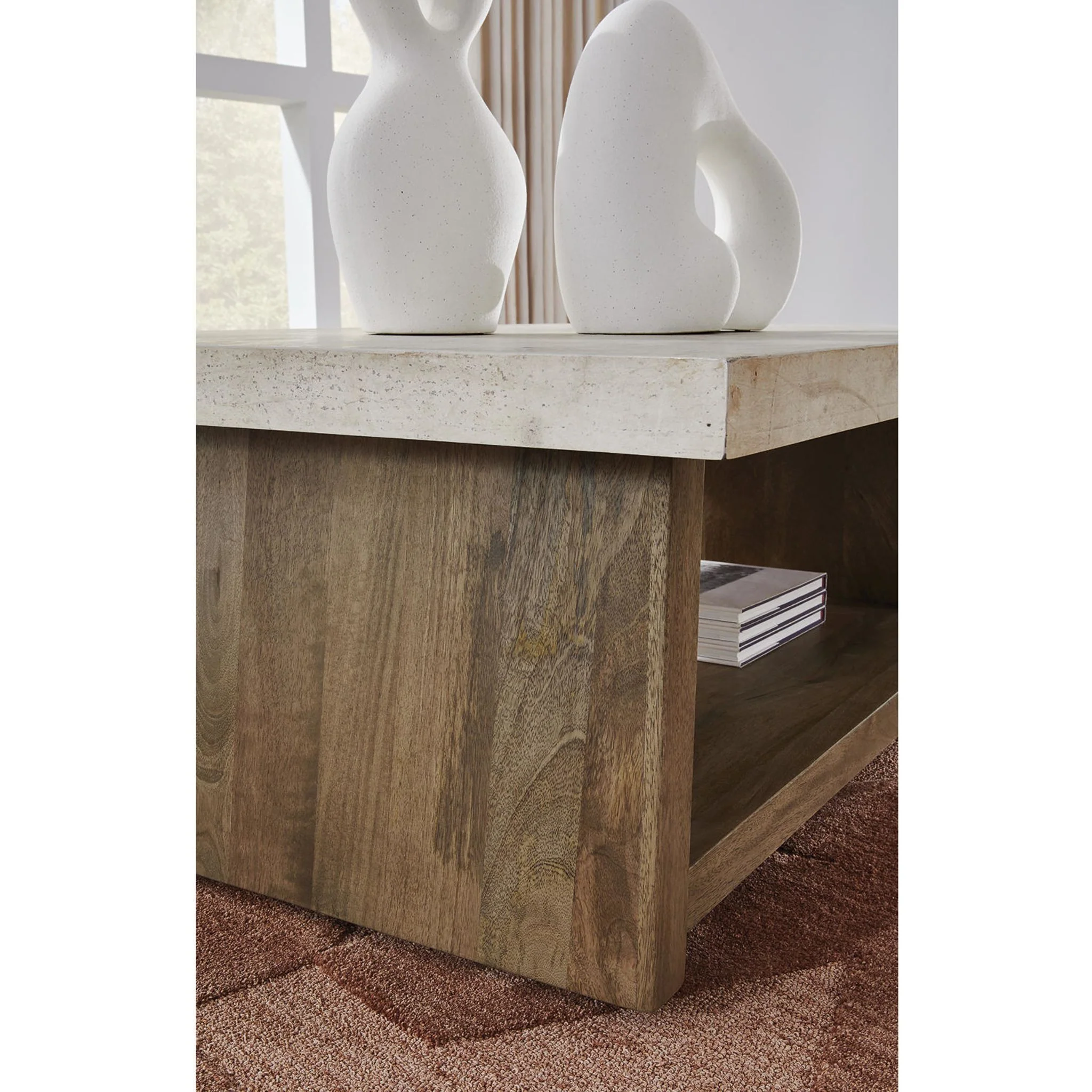 Brendalhouse Coffee Table - Light Brown - Image 6
