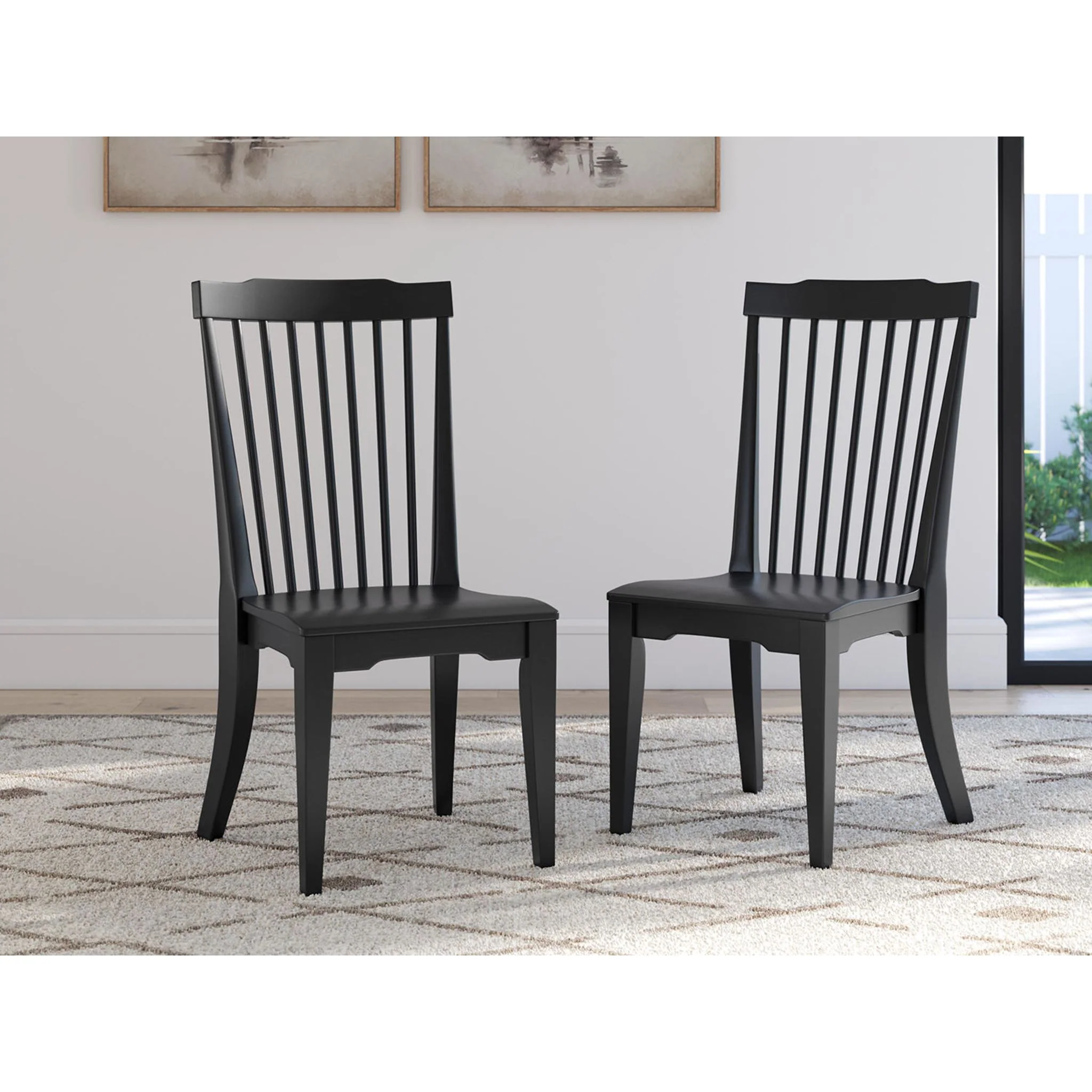 Brenkerton Dining Chair - Black - (PCD591-01) - Image 2