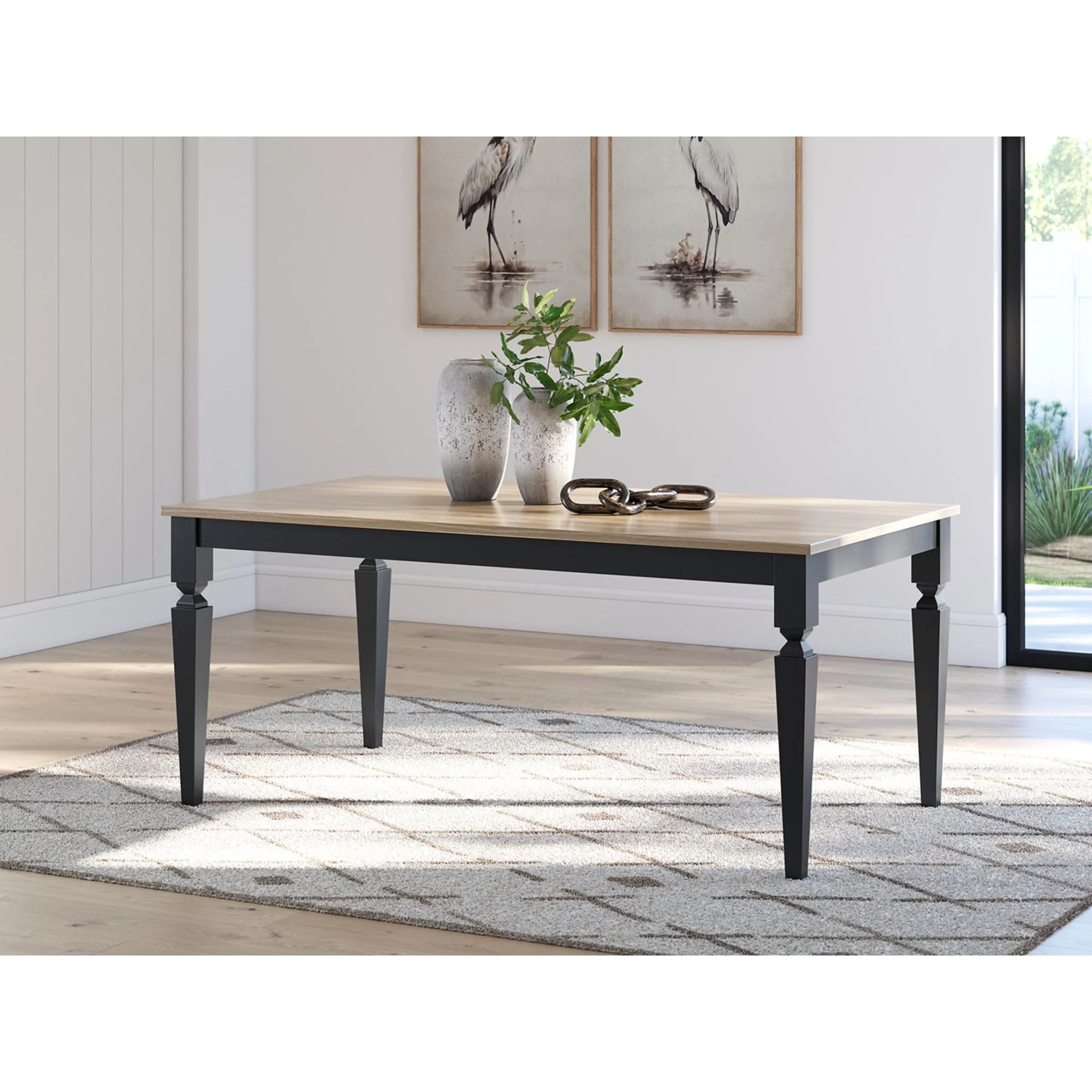Brenkerton Dining Table - Grayish Brown/Black - (PCD591-25) - Image 2