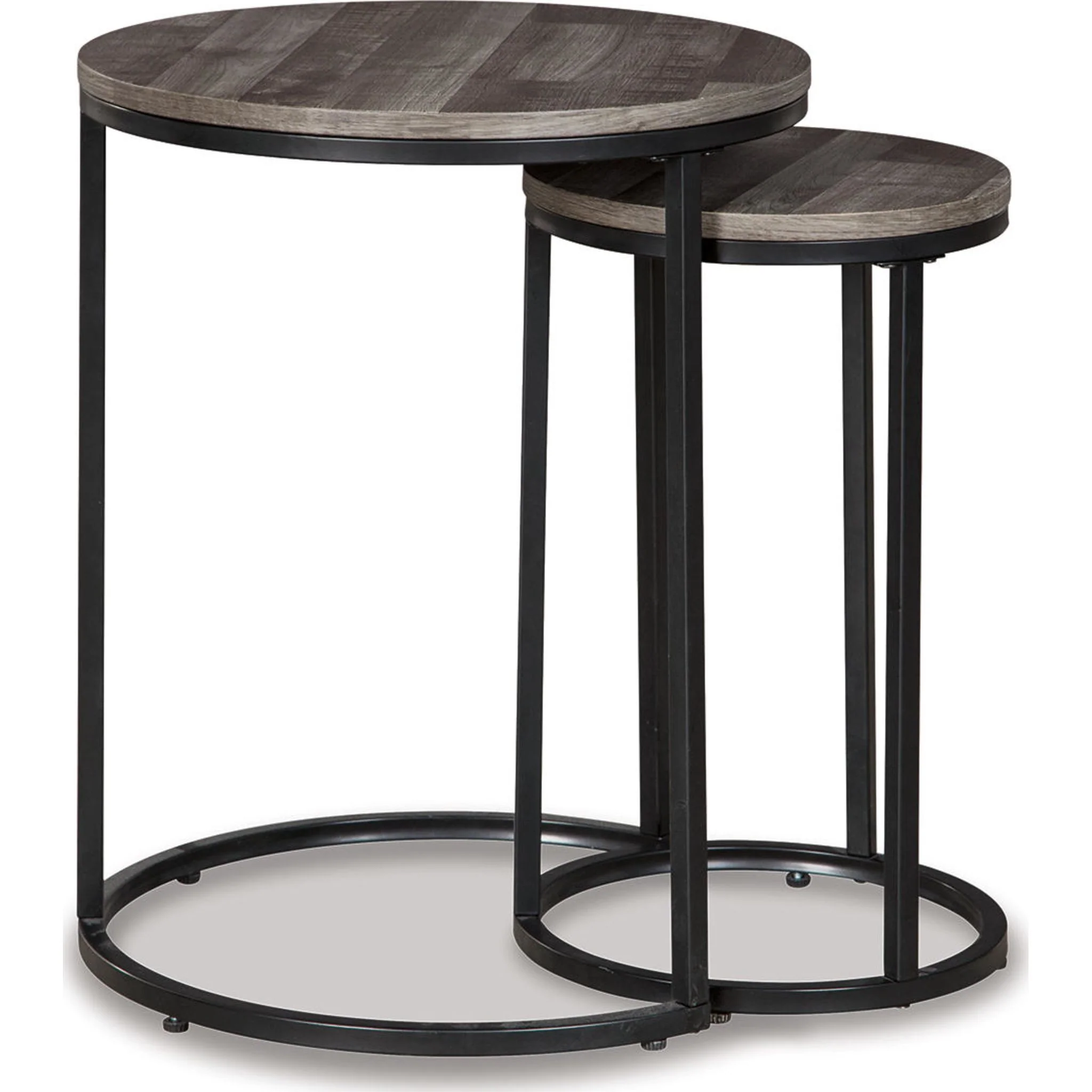 Briarsboro Accent Table (Set of 2) - Gray/Black - Image 10