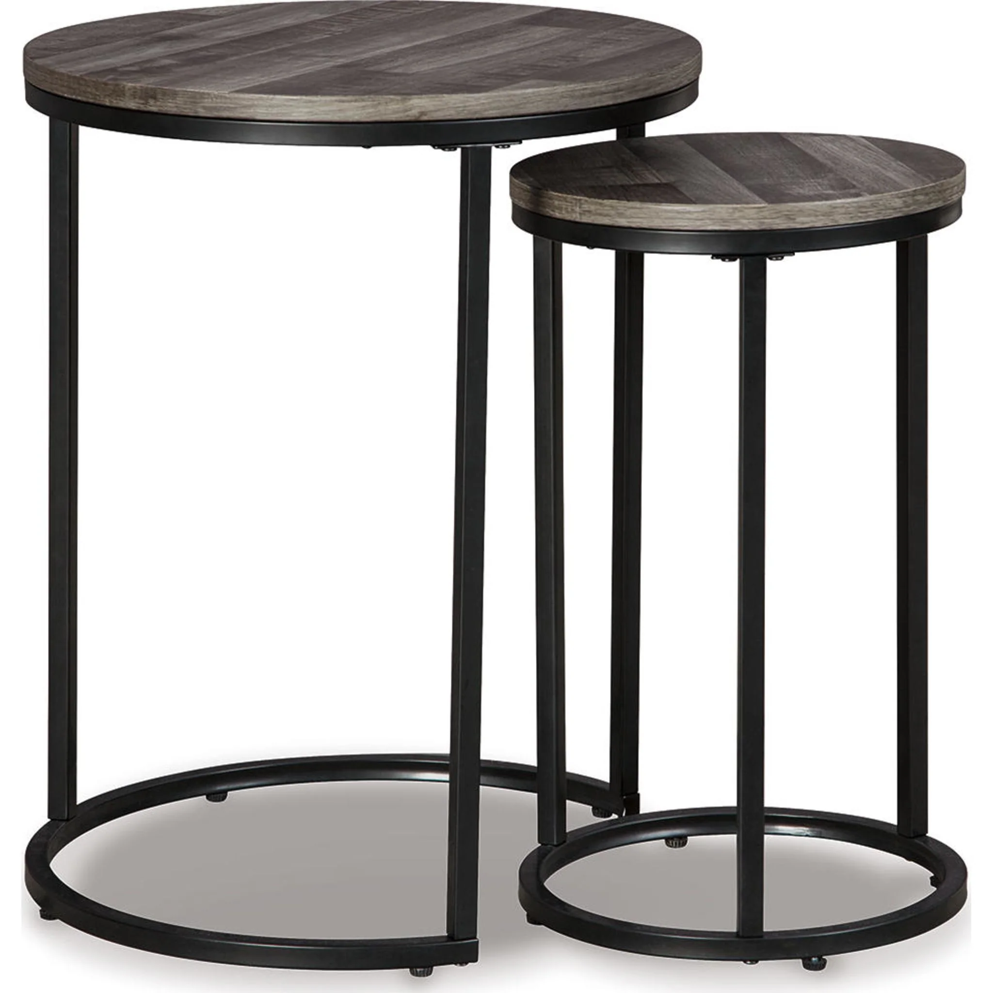 Briarsboro Accent Table (Set of 2) - Gray/Black - Image 11