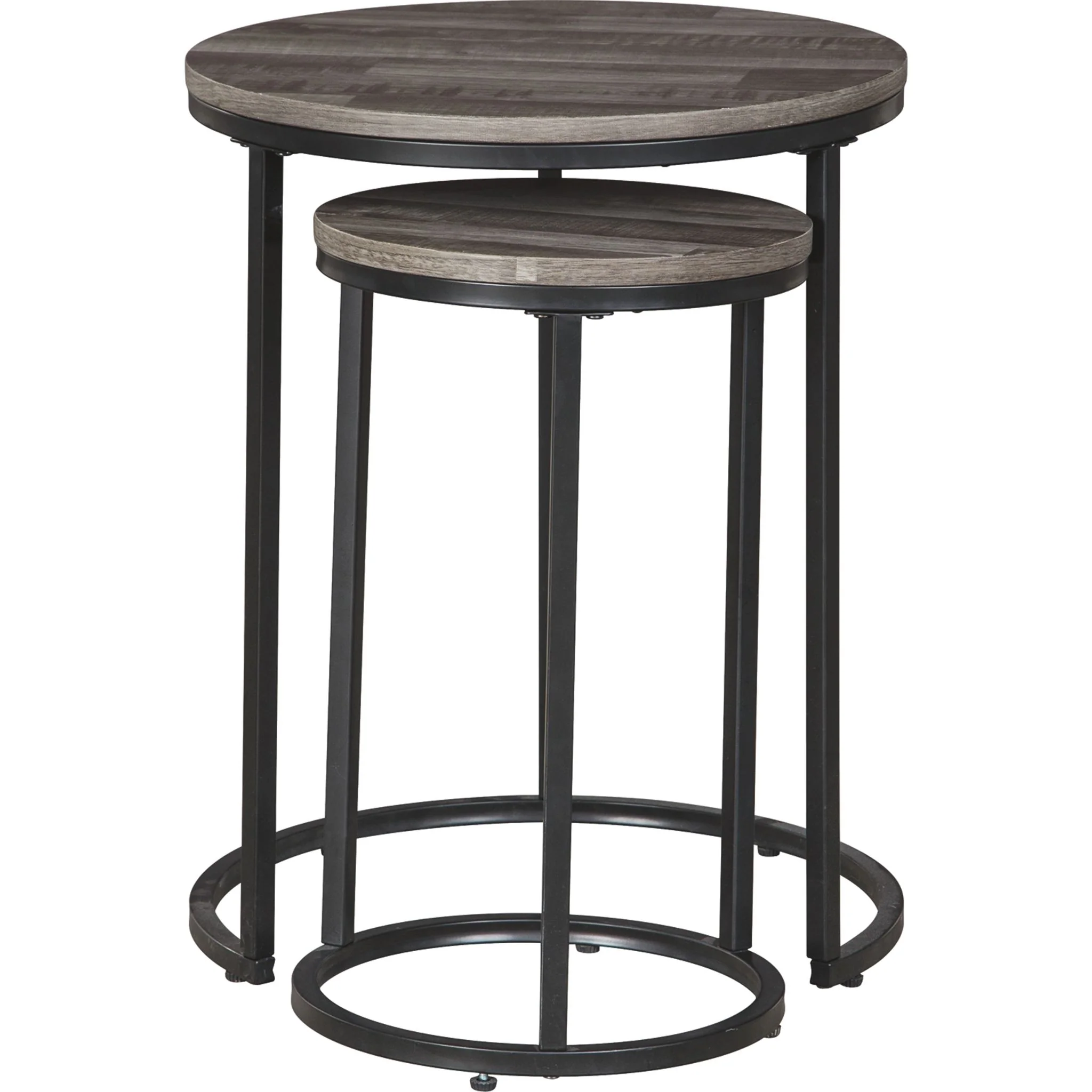 Briarsboro Accent Table (Set of 2) - Gray/Black - Image 3