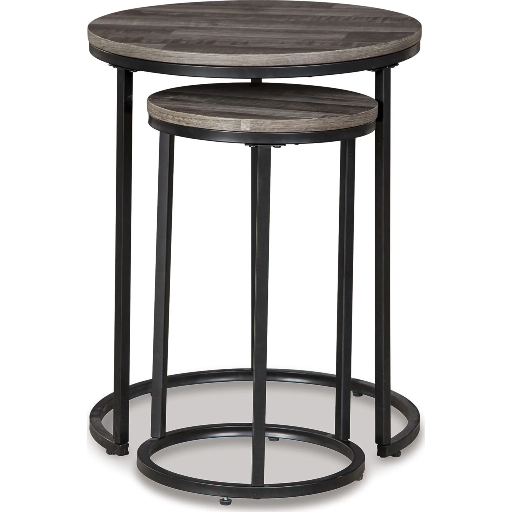 Briarsboro Accent Table (Set of 2) - Gray/Black - Image 9