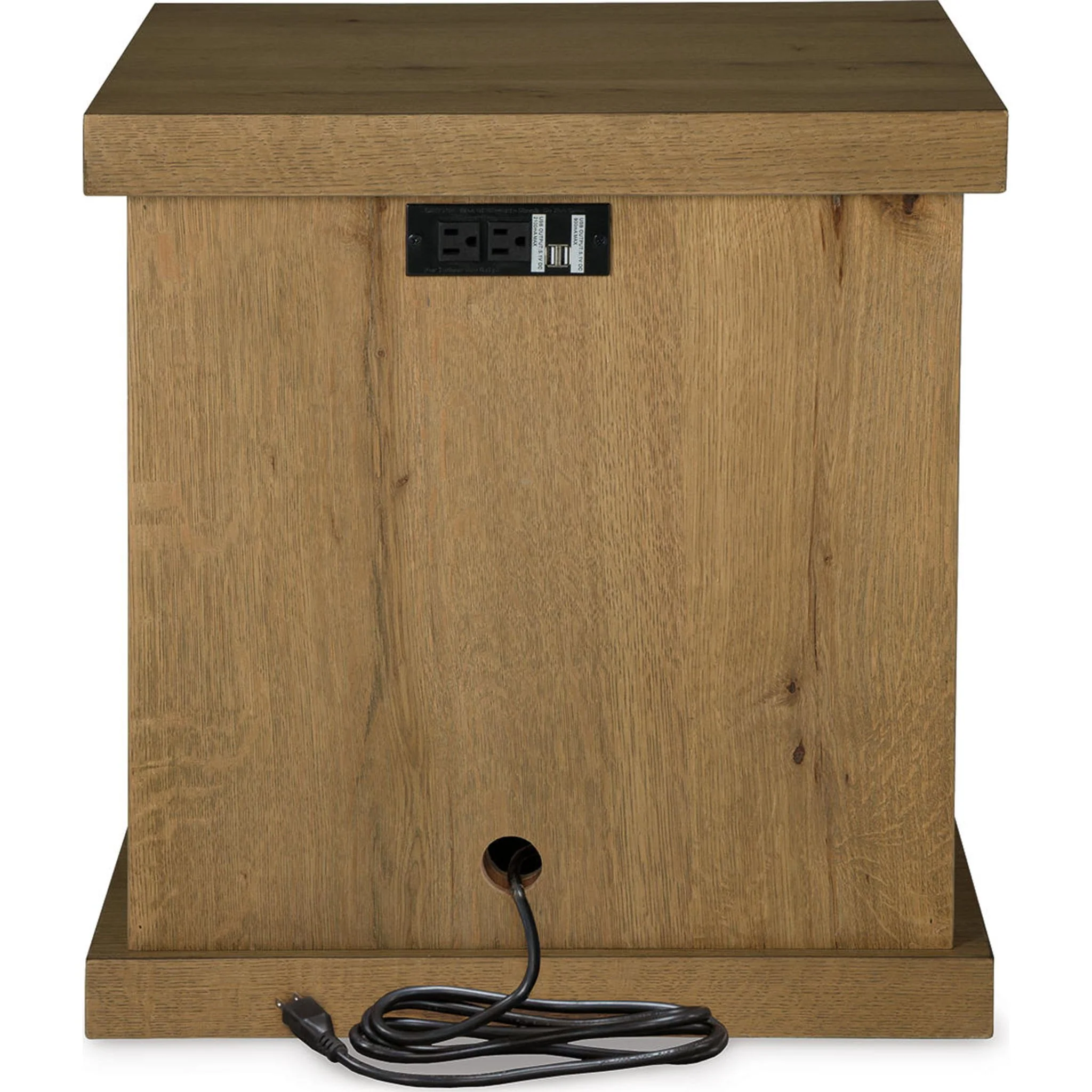 Brinstead Chair Side End Table - Light Brown - Image 3