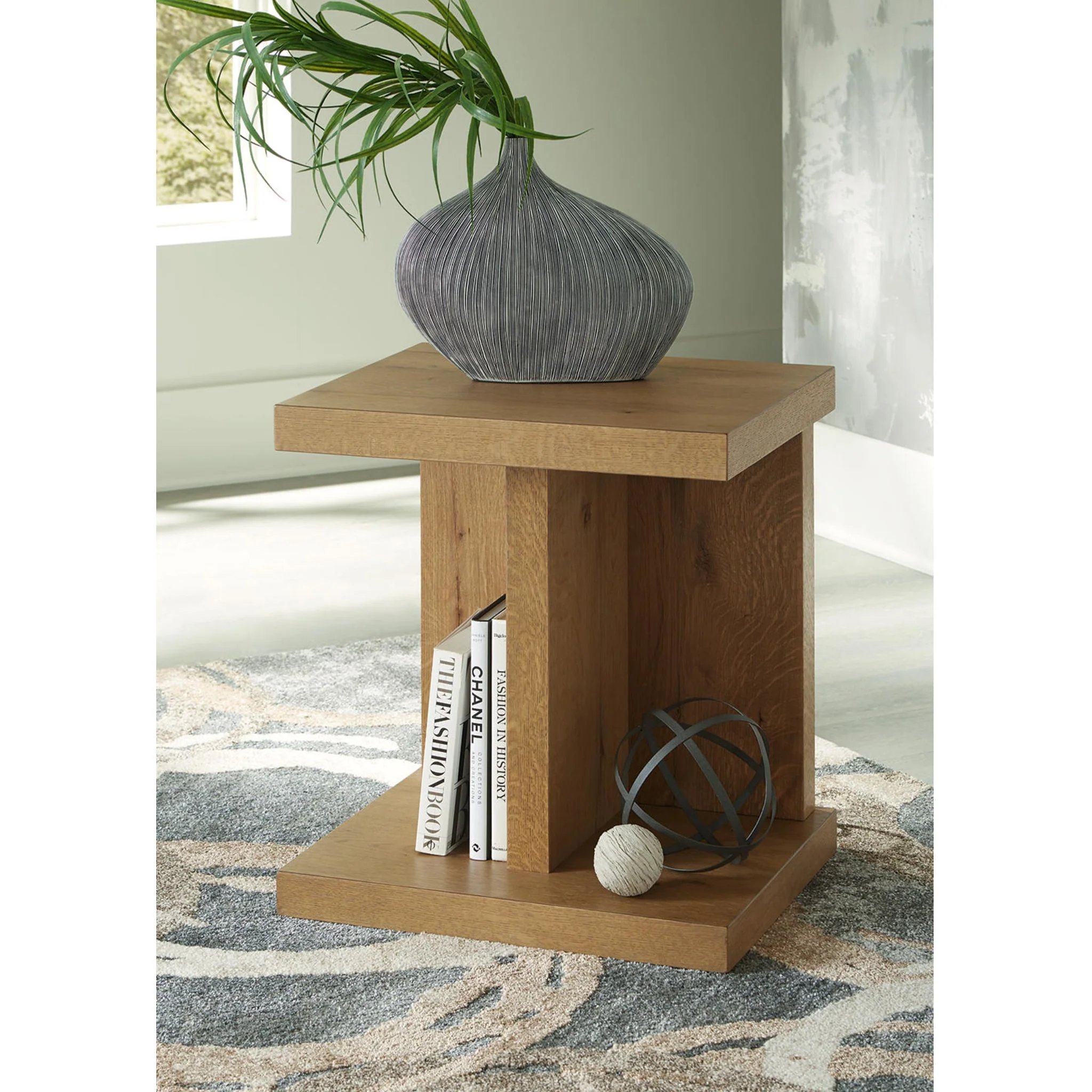 Brinstead Chair Side End Table - Light Brown - Image 7