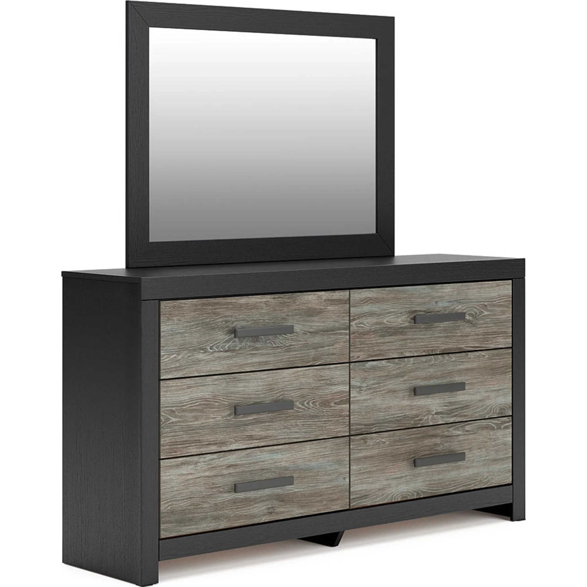 Broachmyn Dresser and Mirror - Black/Gray - Image 3