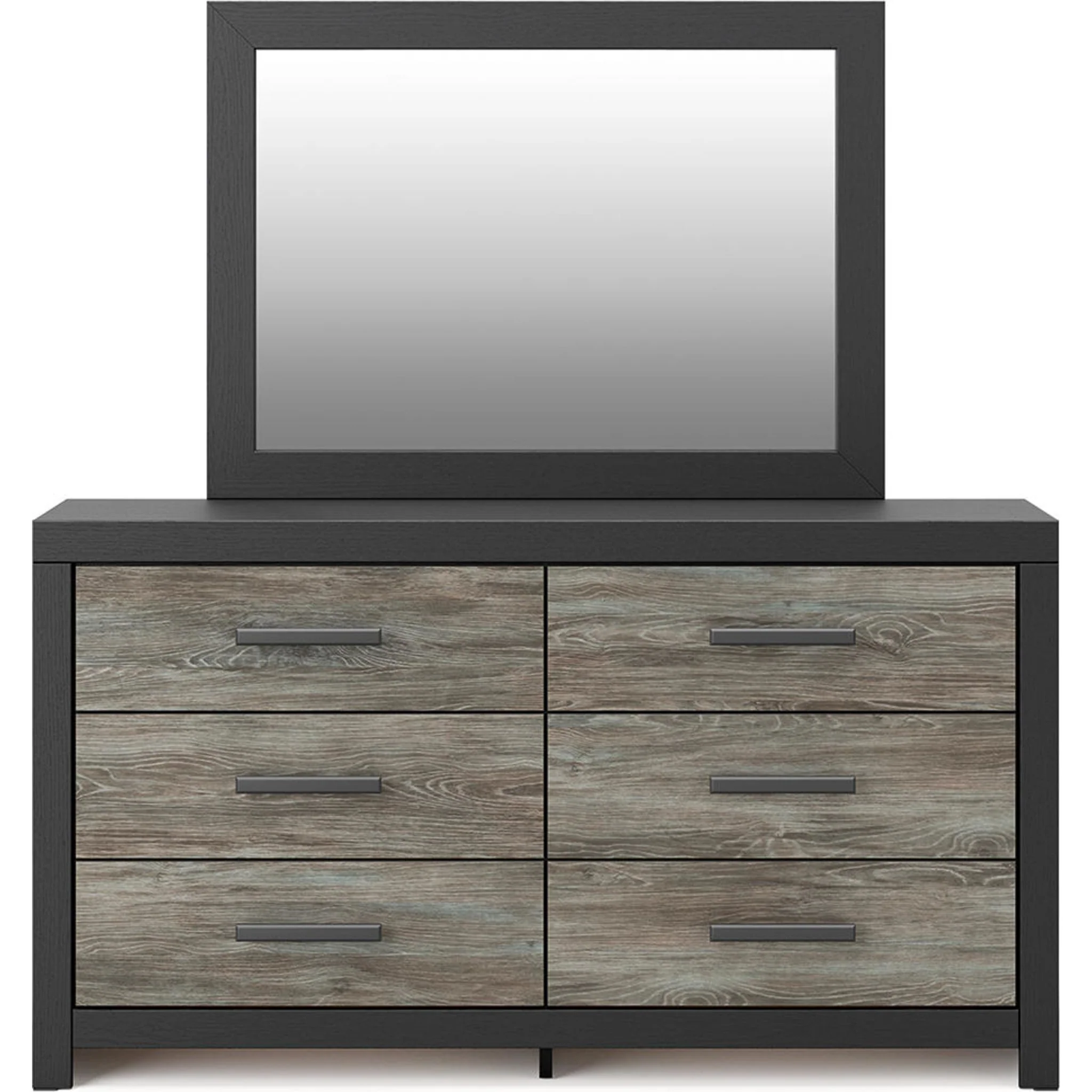 Broachmyn Dresser and Mirror - Black/Gray - Image 5