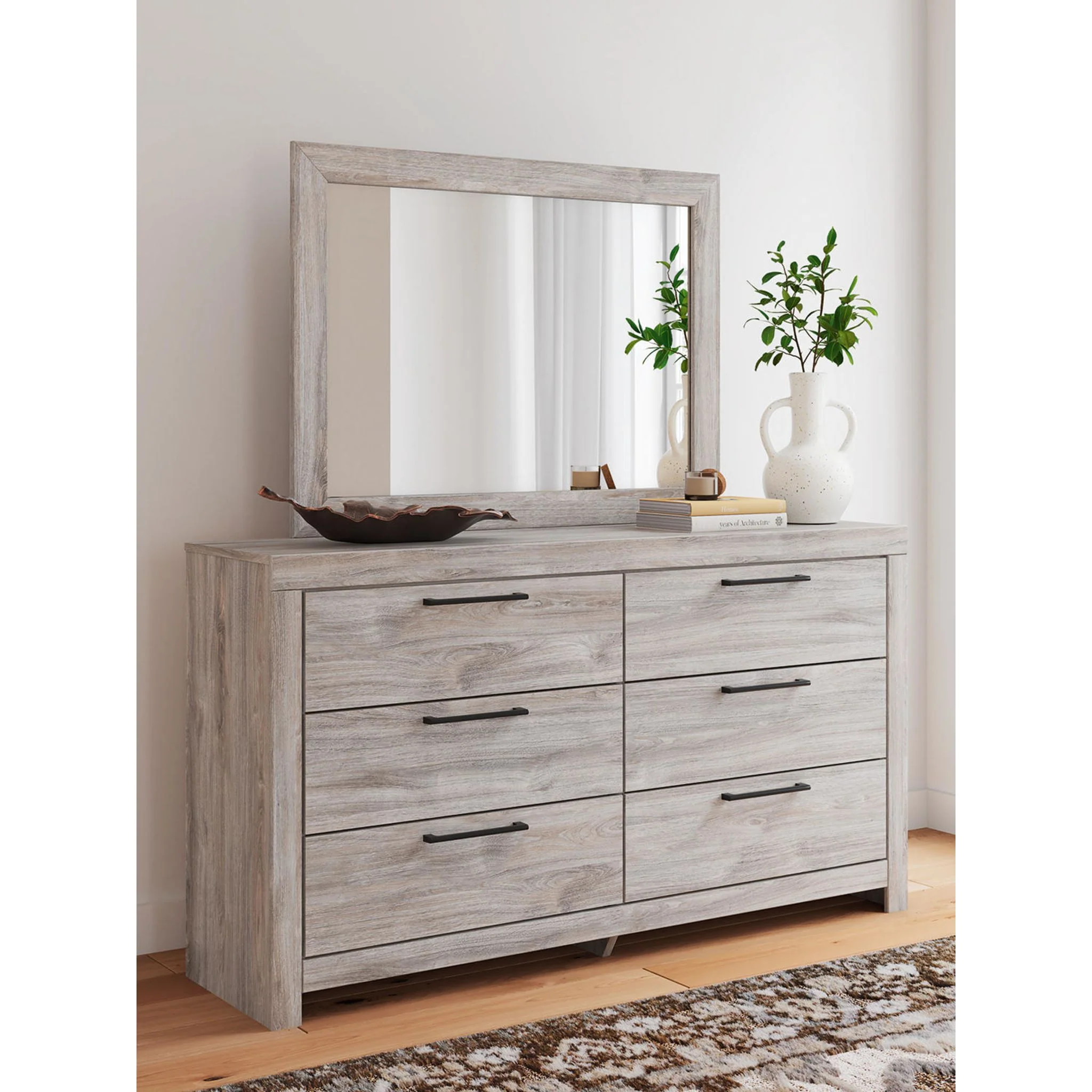 Broachmyn Dresser and Mirror - Gray - Image 9