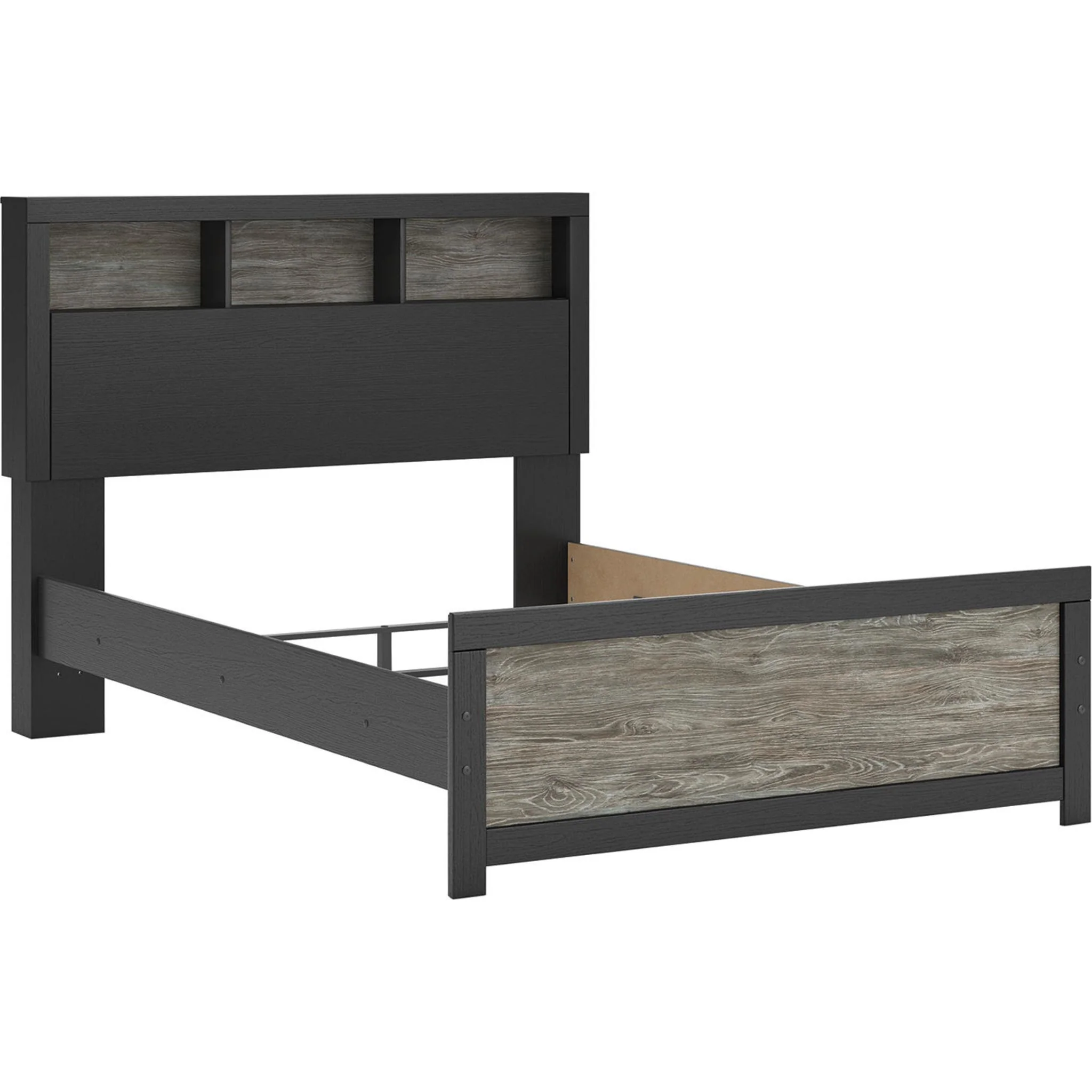 Broachmyn Full Bookcase Bed - Black/Gray - Image 2