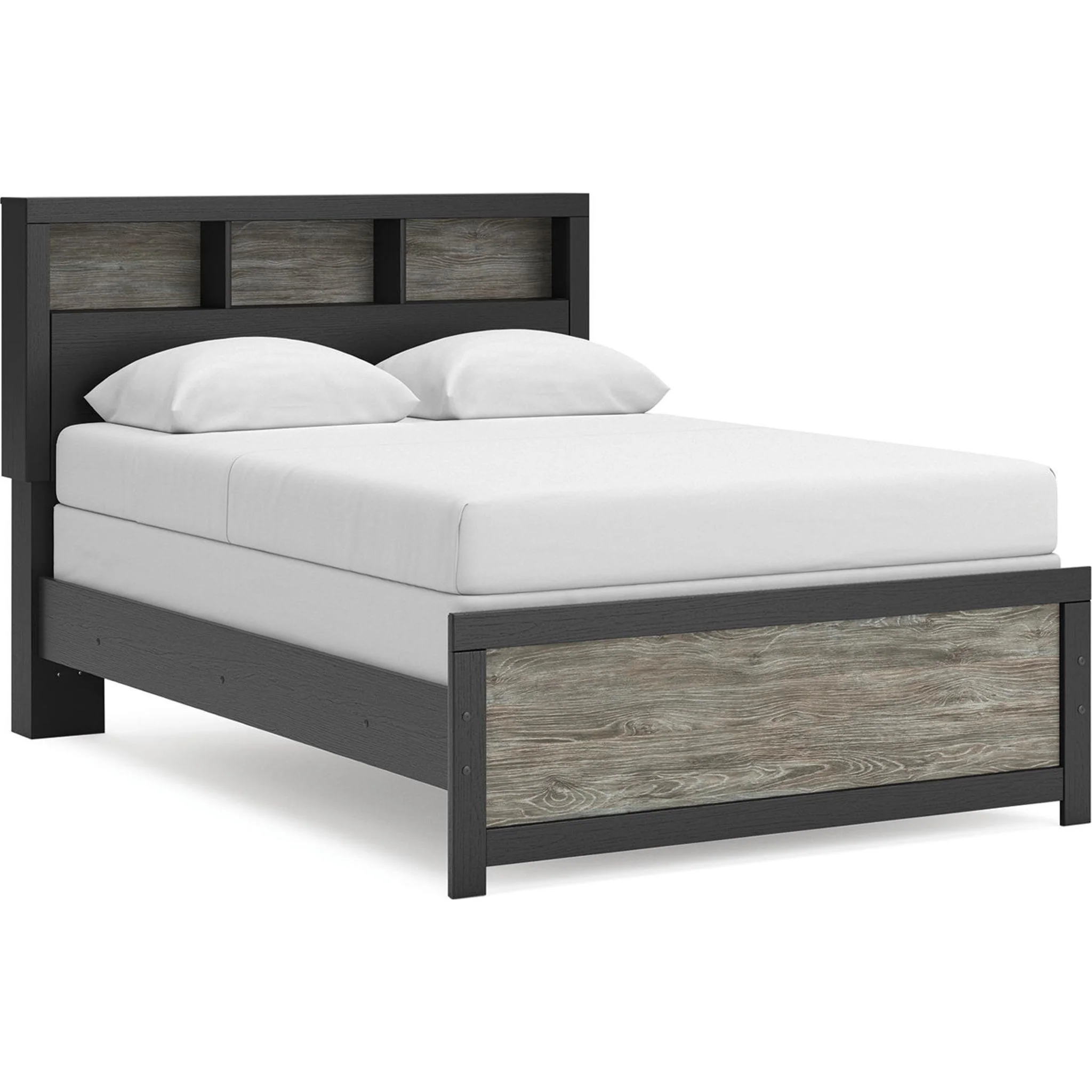 Broachmyn Full Bookcase Bed - Black/Gray - Image 3