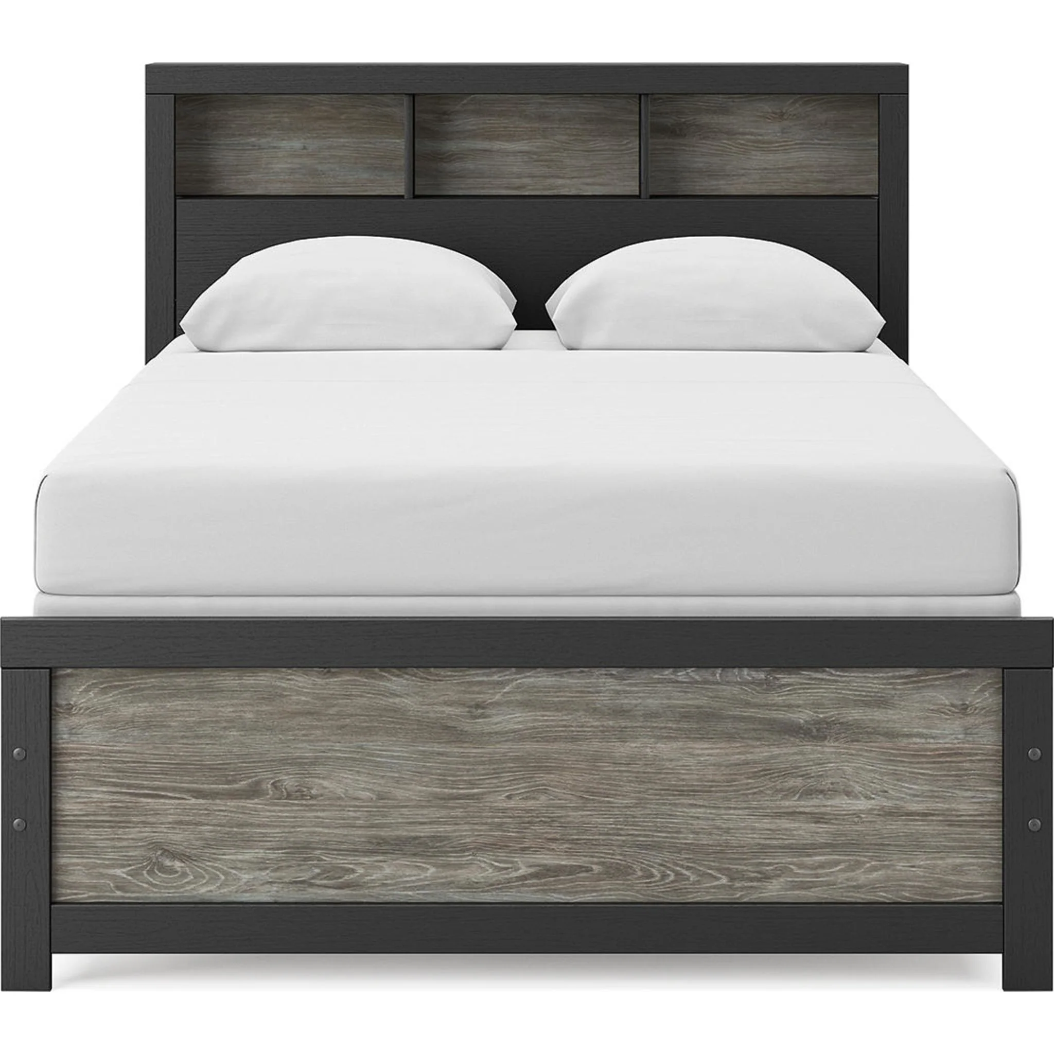 Broachmyn Full Bookcase Bed - Black/Gray - Image 5