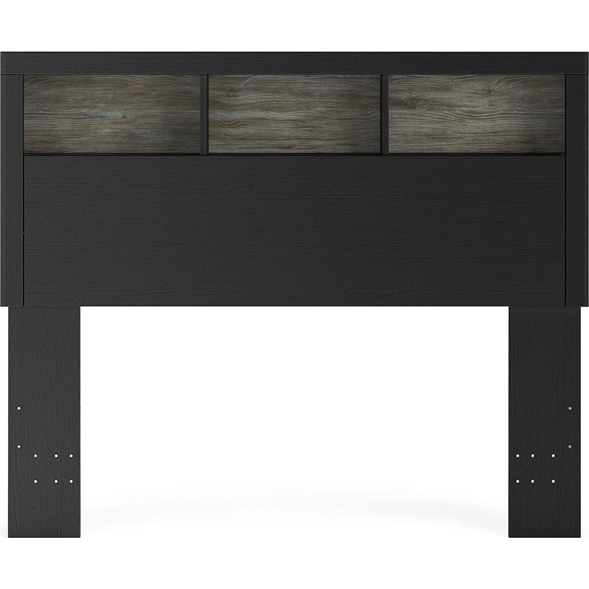 Broachmyn Full Bookcase Headboard - Black/Gray - Image 4