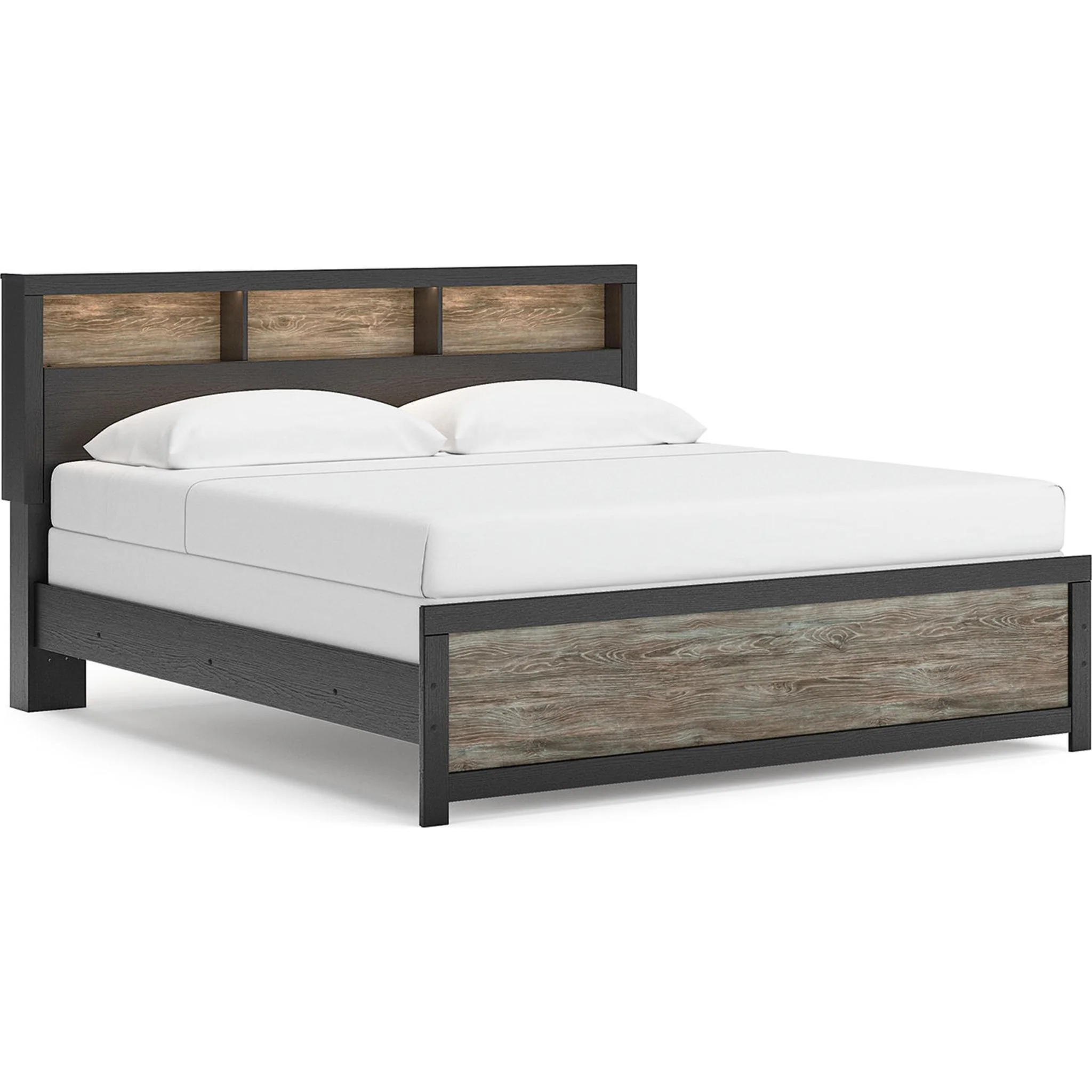 Broachmyn King Bookcase Bed - Black/Gray - Image 2