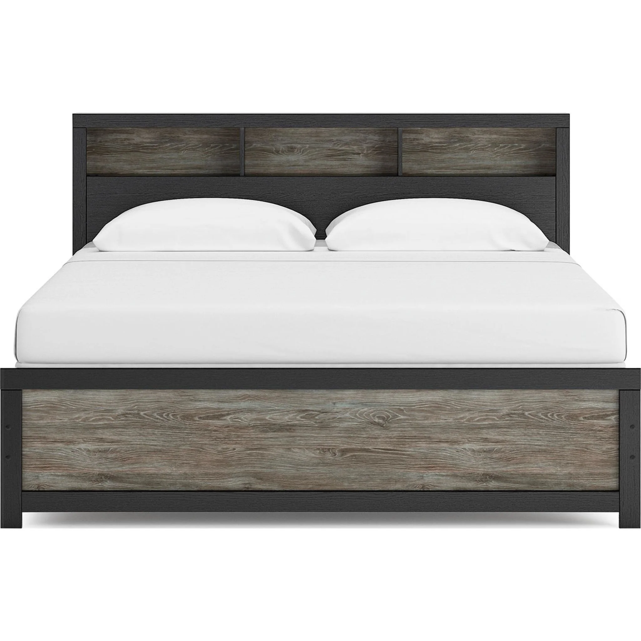 Broachmyn King Bookcase Bed - Black/Gray - Image 7